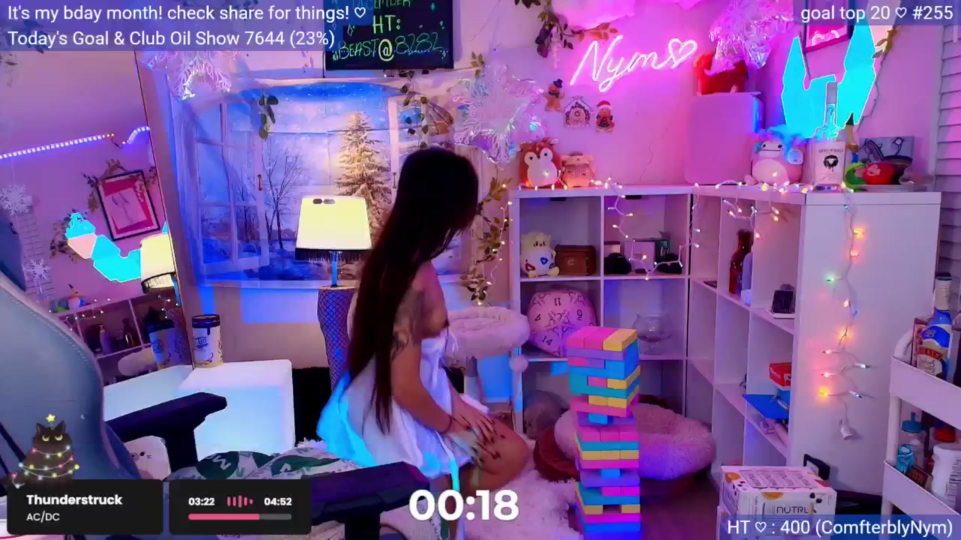Gallery image thumbnail from BirthdayNym's myfreecams stream on, 12/04/2025, 05:18 image 17 of 20
