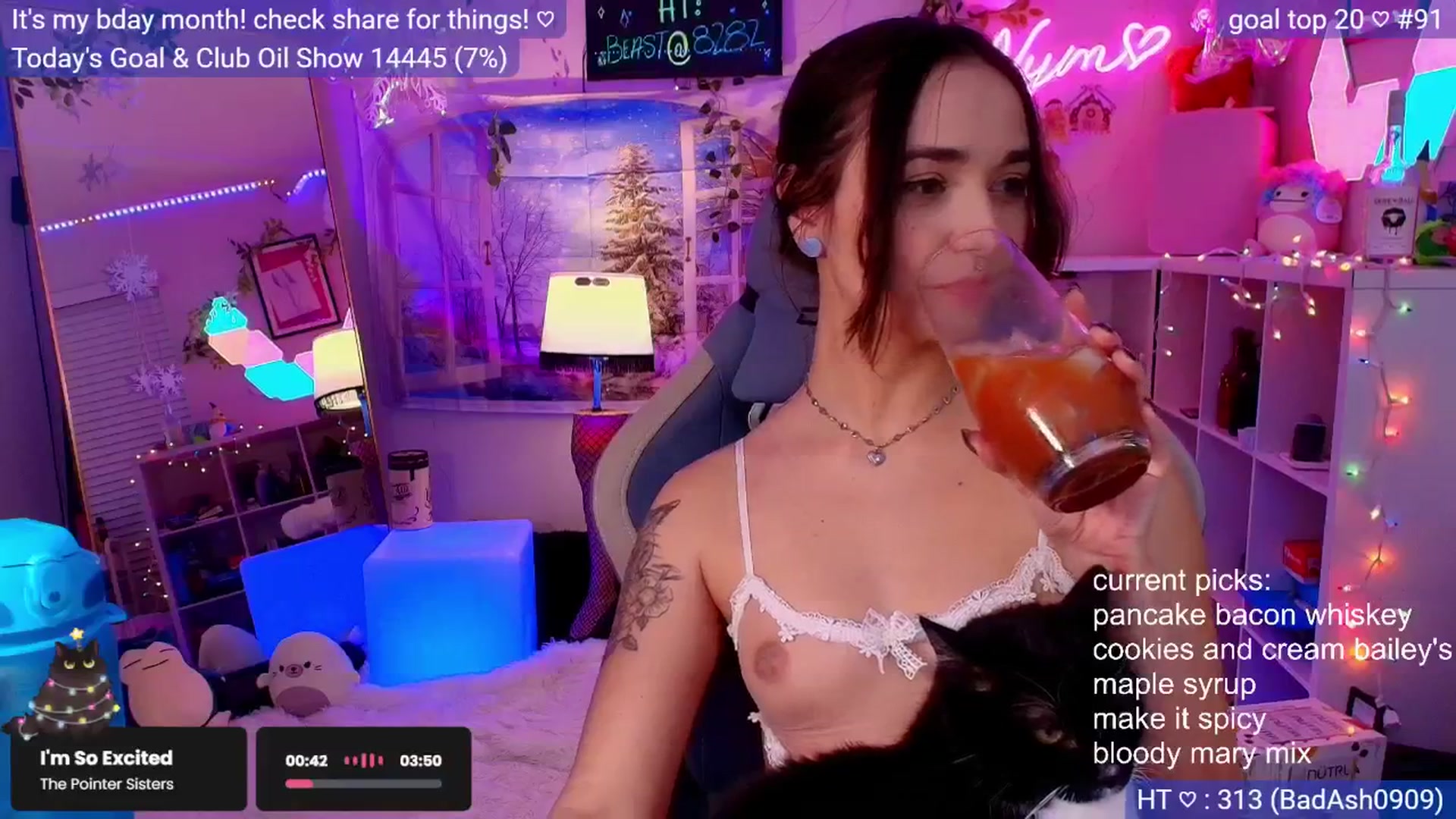 Gallery image thumbnail from BirthdayNym's myfreecams stream on, 12/07/2025, 04:49 image 17 of 20