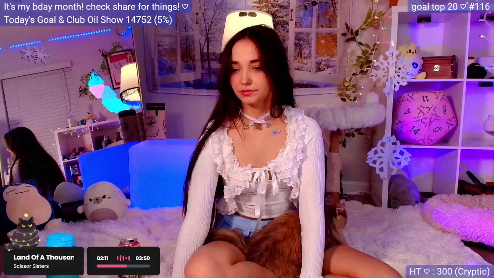 Gallery image thumbnail from BirthdayNym's myfreecams stream on, 12/08/2025, 05:46 image 1 of 20