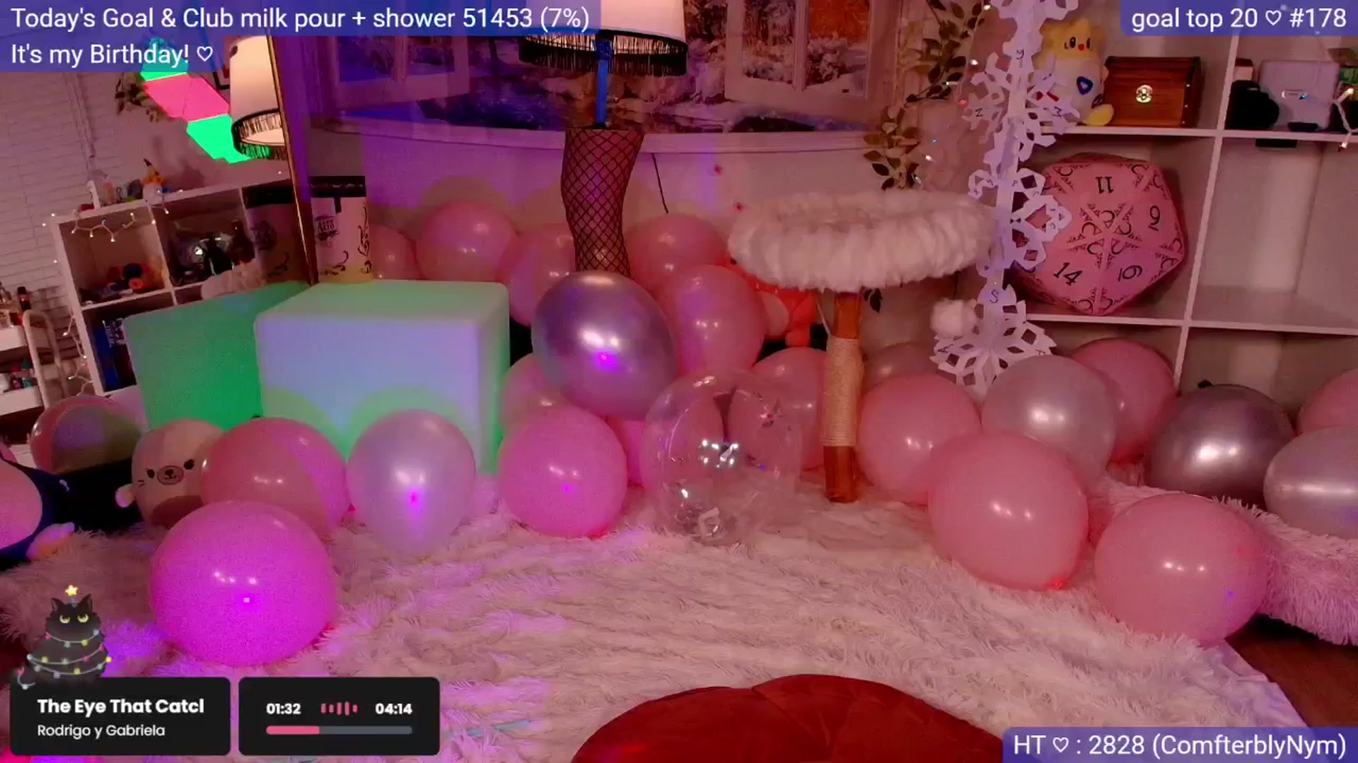 Gallery image thumbnail from BirthdayNym's myfreecams stream on, 12/13/2025, 03:37 image 2 of 20