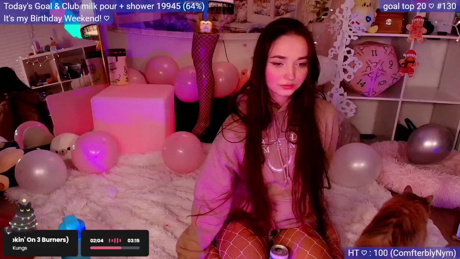 Gallery image thumbnail from BirthdayNym's myfreecams stream on, 12/15/2025, 05:07 image 3 of 20