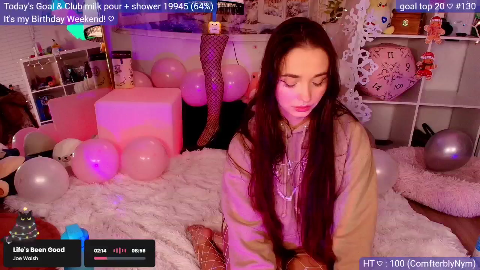 Gallery image thumbnail from BirthdayNym's myfreecams stream on, 12/15/2025, 05:07 image 5 of 20