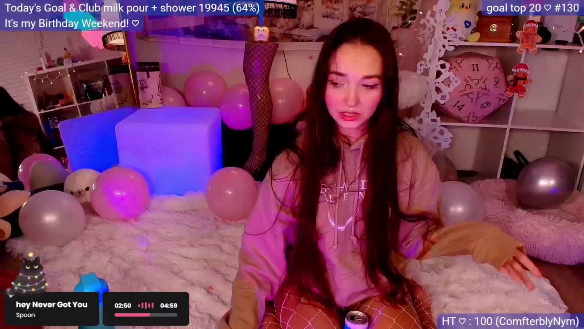 Gallery image thumbnail from BirthdayNym's myfreecams stream on, 12/15/2025, 05:07 image 4 of 20