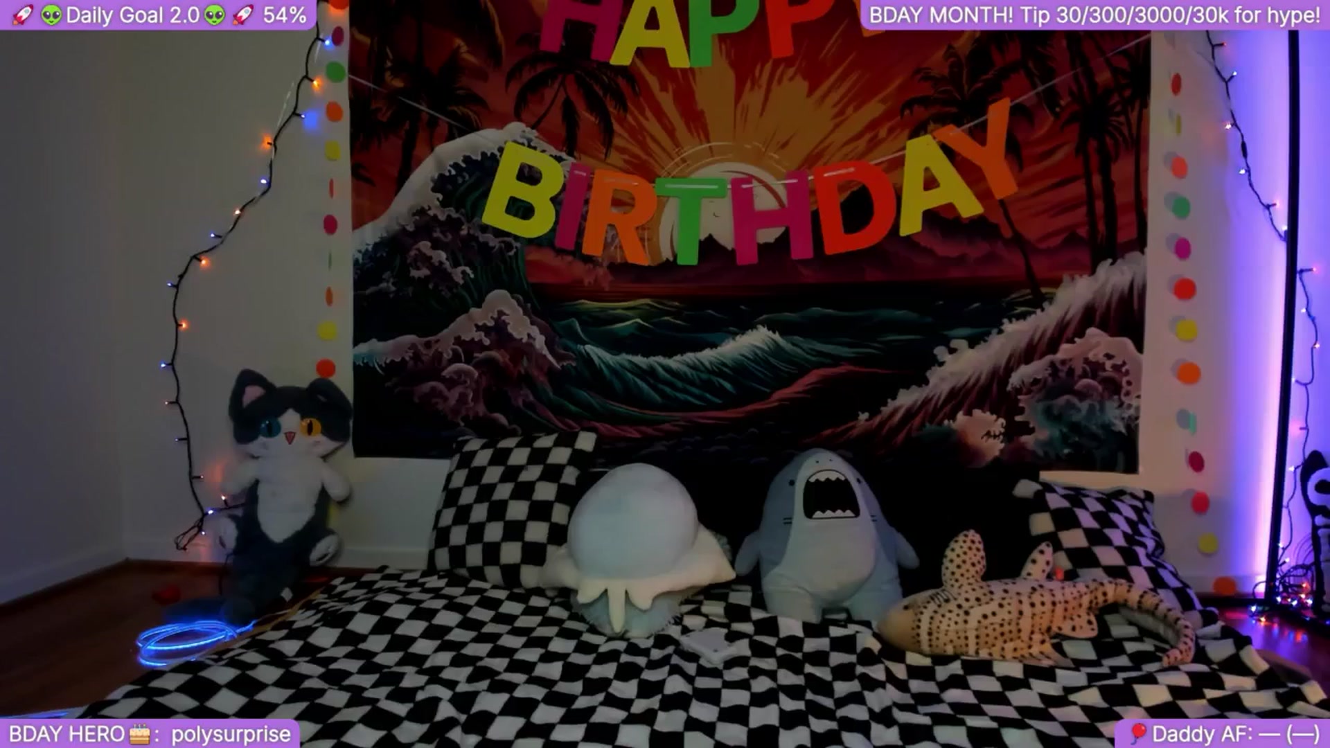Gallery image thumbnail from BirthdayShark's myfreecams stream on, 09/06/2025, 04:18 image 1 of 20