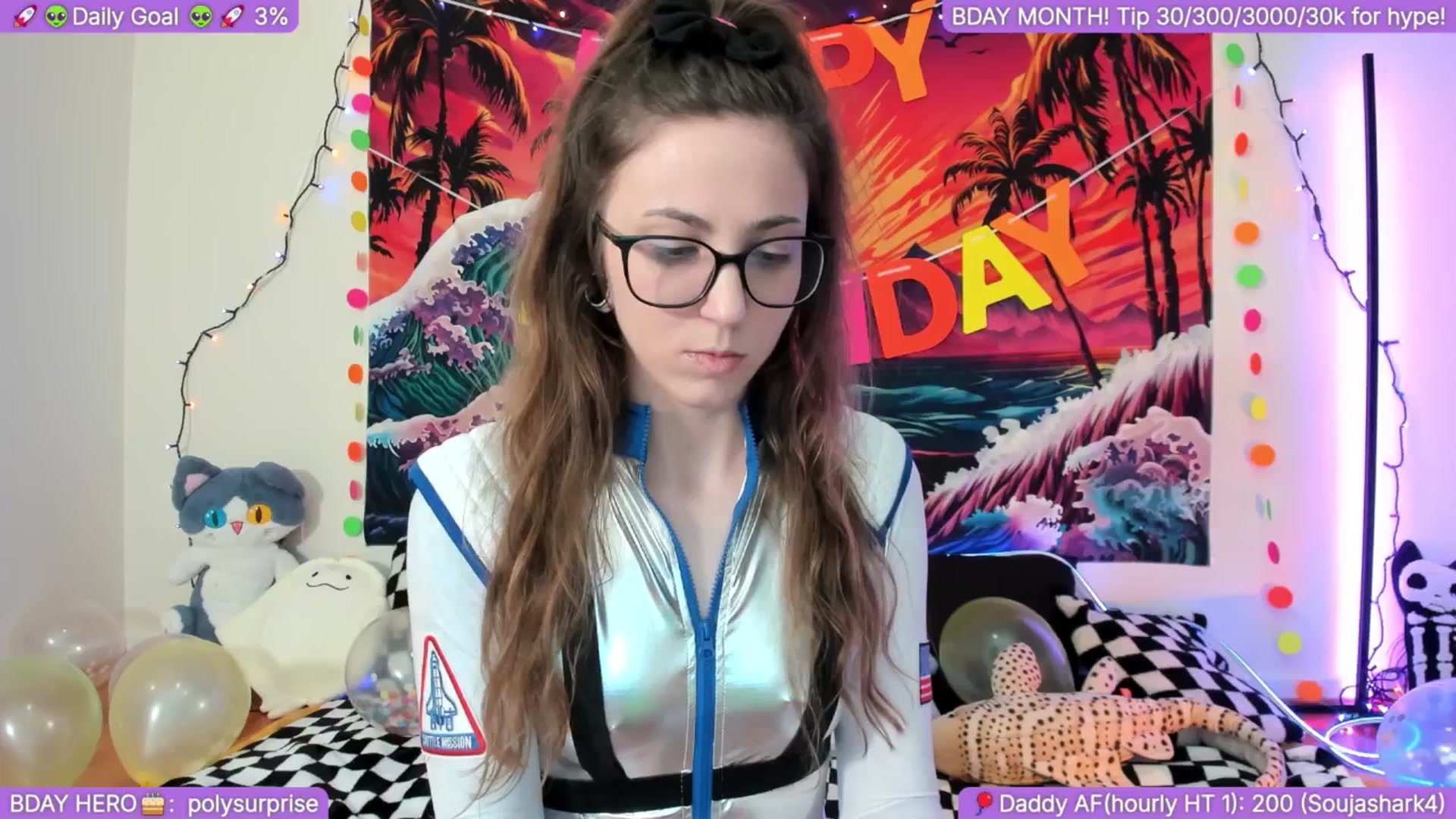 Gallery image thumbnail from BirthdayShark's myfreecams stream on, 09/06/2025, 04:18 image 7 of 20