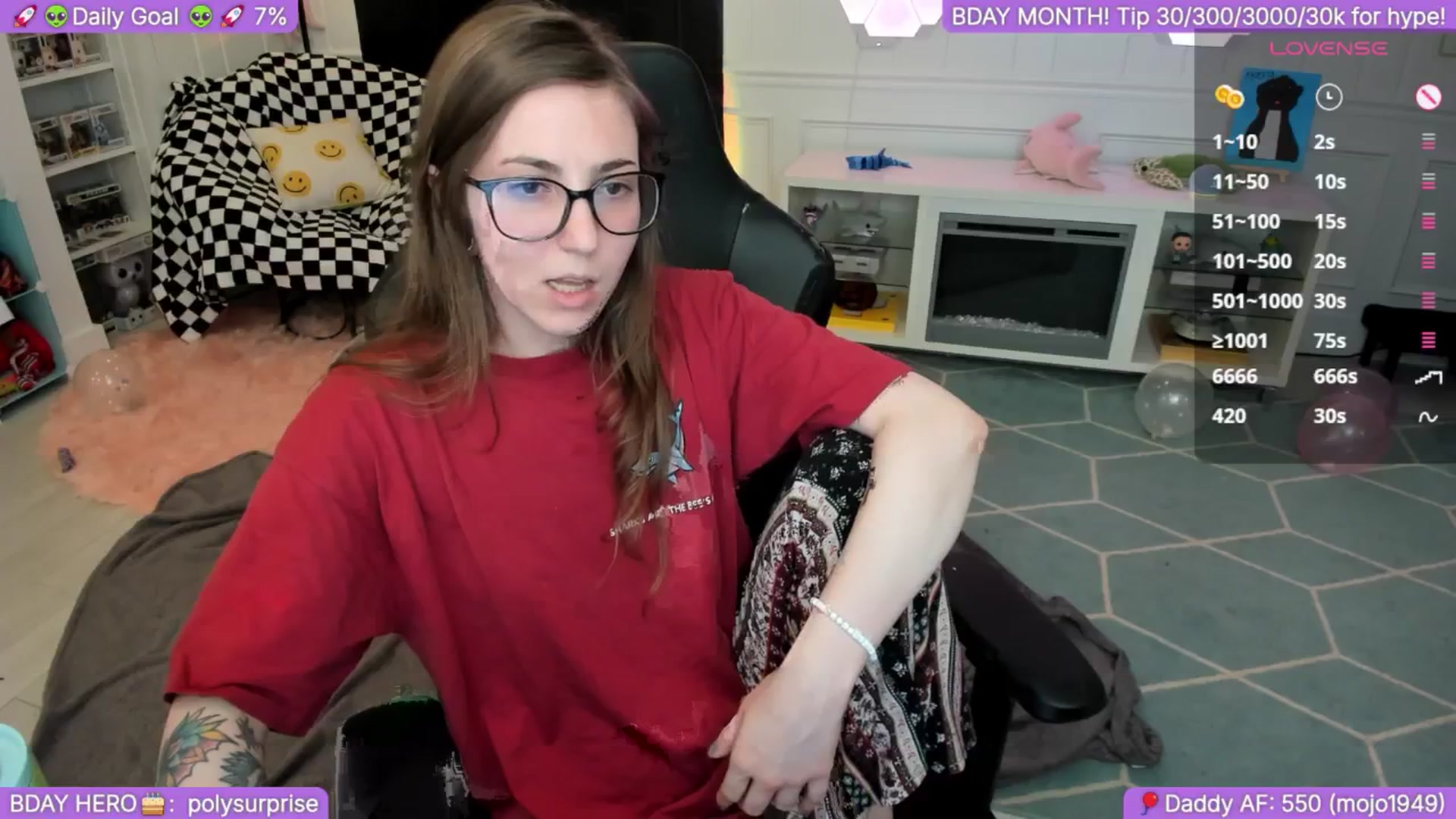 Gallery image thumbnail from BirthdayShark's myfreecams stream on, 09/10/2025, 01:19 image 14 of 20
