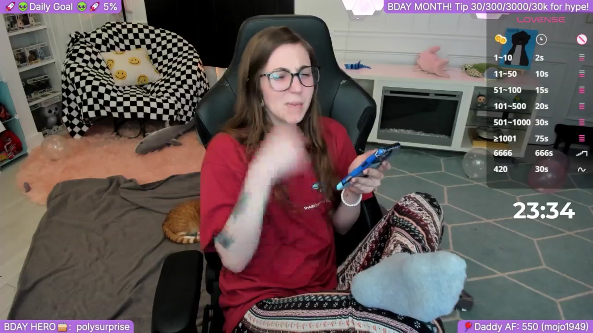 Gallery image thumbnail from BirthdayShark's myfreecams stream on, 09/10/2025, 01:19 image 5 of 20