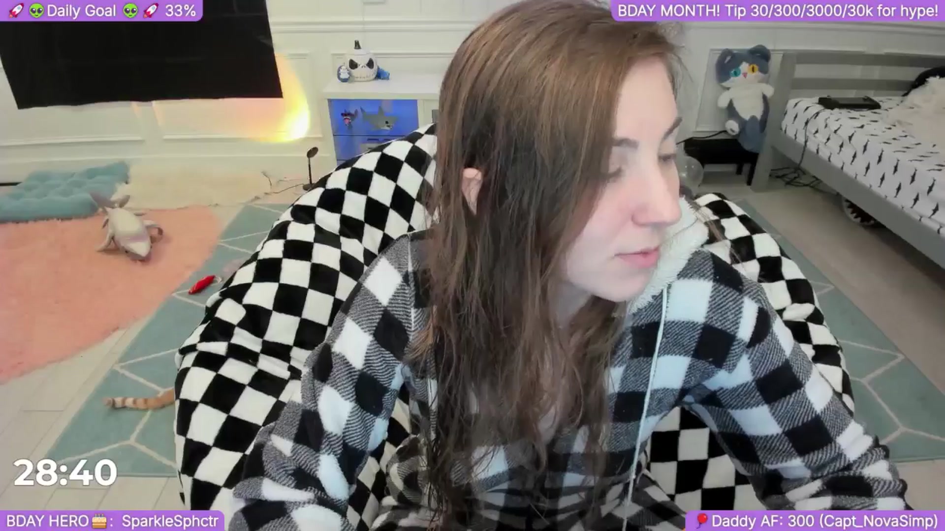Gallery image thumbnail from BirthdayShark's myfreecams stream on, 09/18/2025, 03:48 image 9 of 20