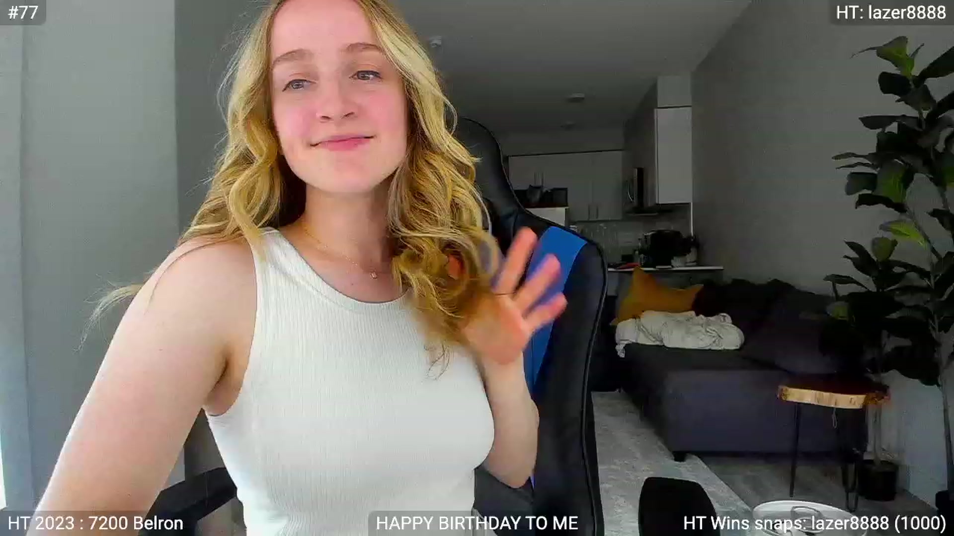 Gallery image thumbnail from Birthday_Nat's myfreecams stream on, 07/19/2023, 22:52 image 3 of 20
