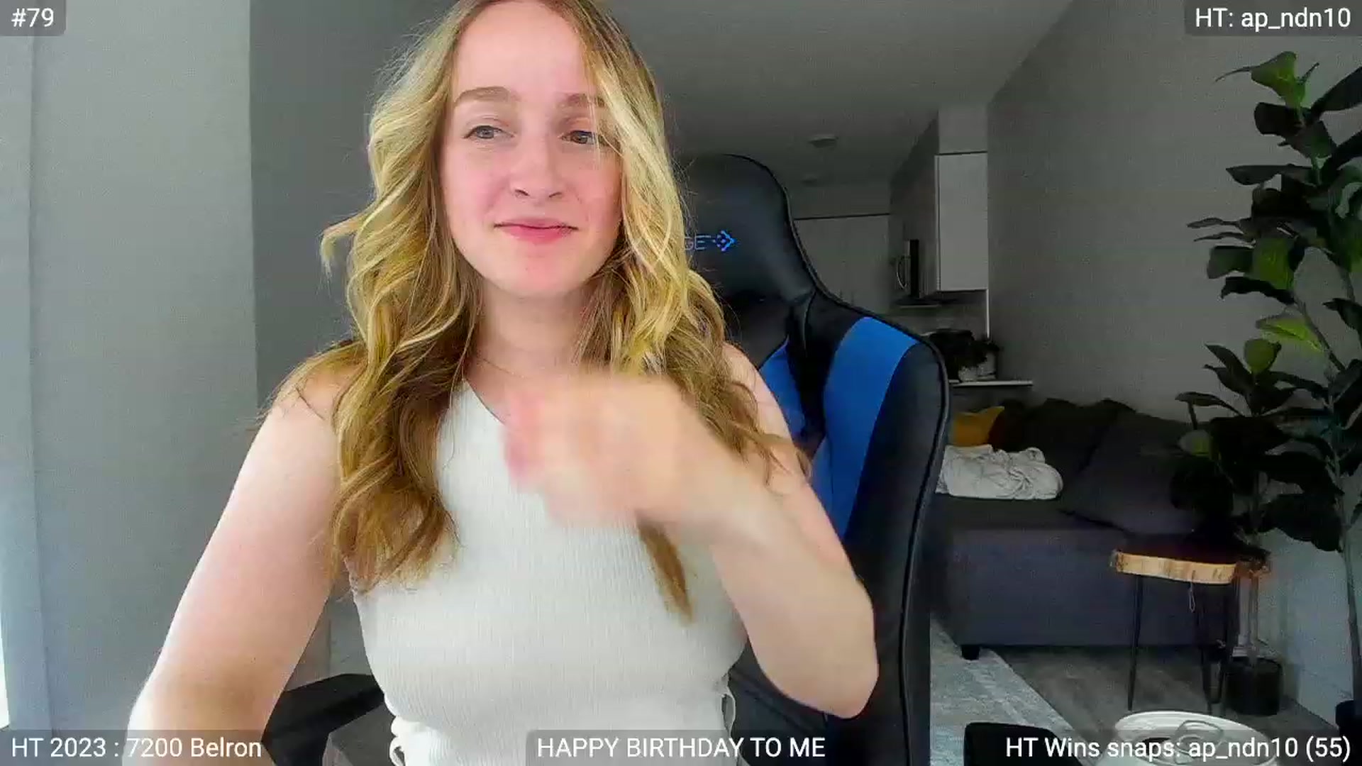 Gallery image thumbnail from Birthday_Nat's myfreecams stream on, 07/19/2023, 22:52 image 1 of 20