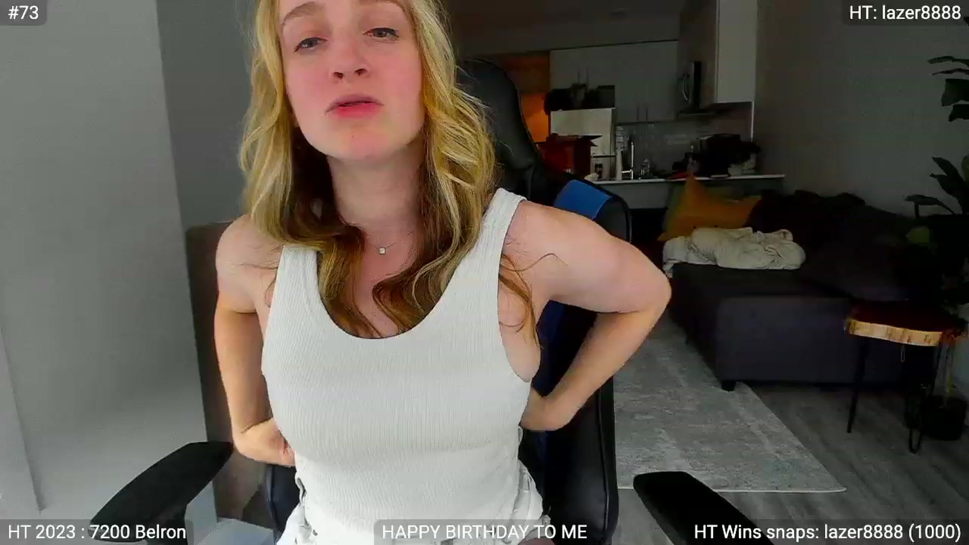 Gallery image thumbnail from Birthday_Nat's myfreecams stream on, 07/20/2023, 24:34 image 6 of 20