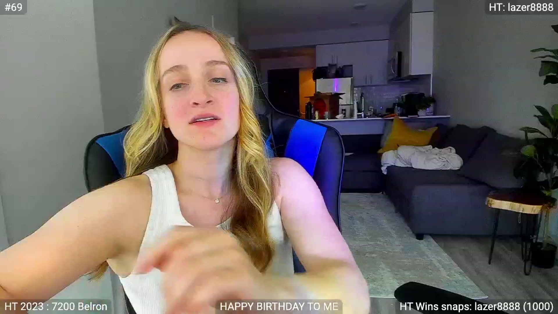 Gallery image thumbnail from Birthday_Nat's myfreecams stream on, 07/20/2023, 24:34 image 16 of 20