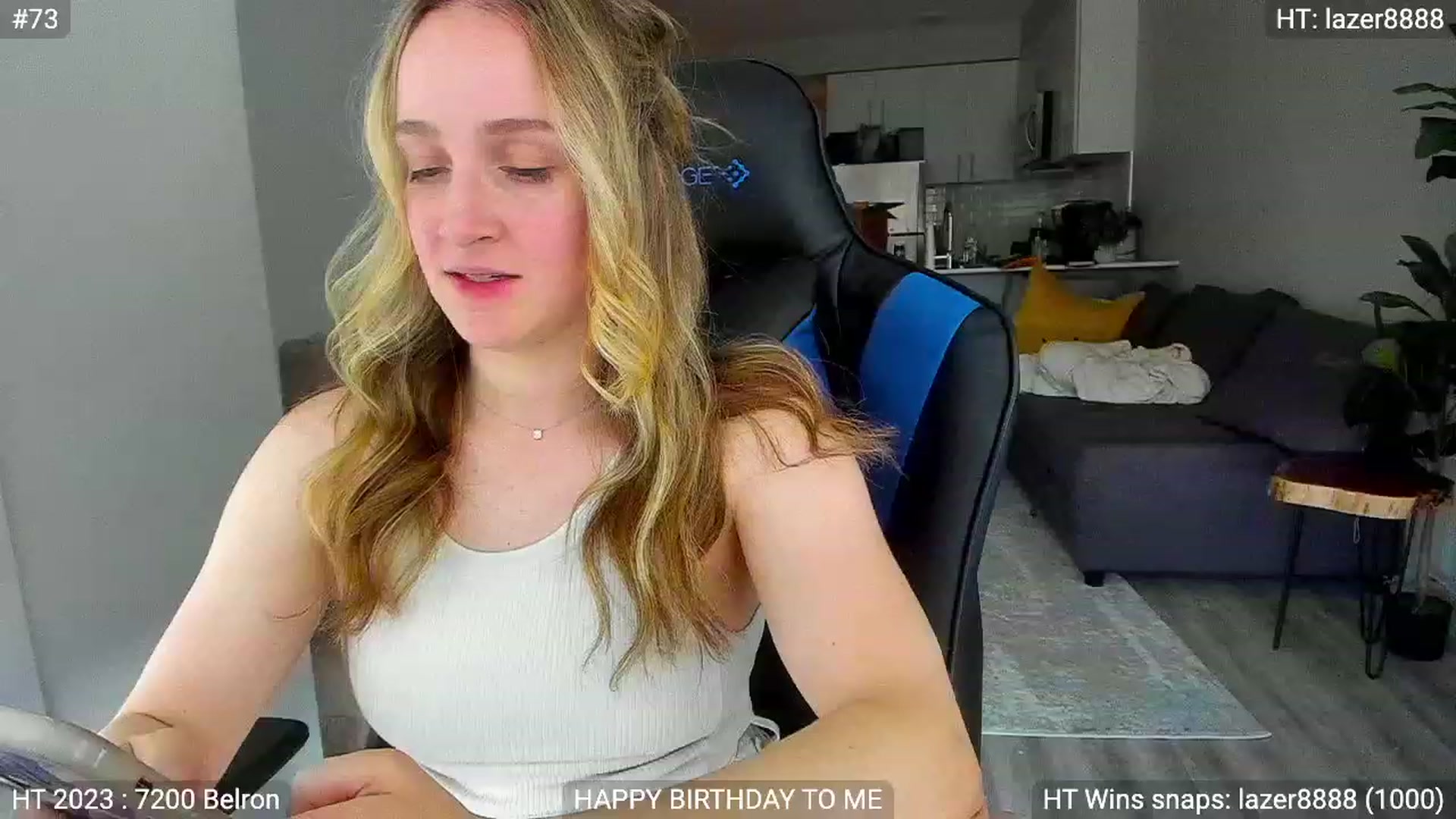 Gallery image thumbnail from Birthday_Nat's myfreecams stream on, 07/20/2023, 24:34 image 7 of 20