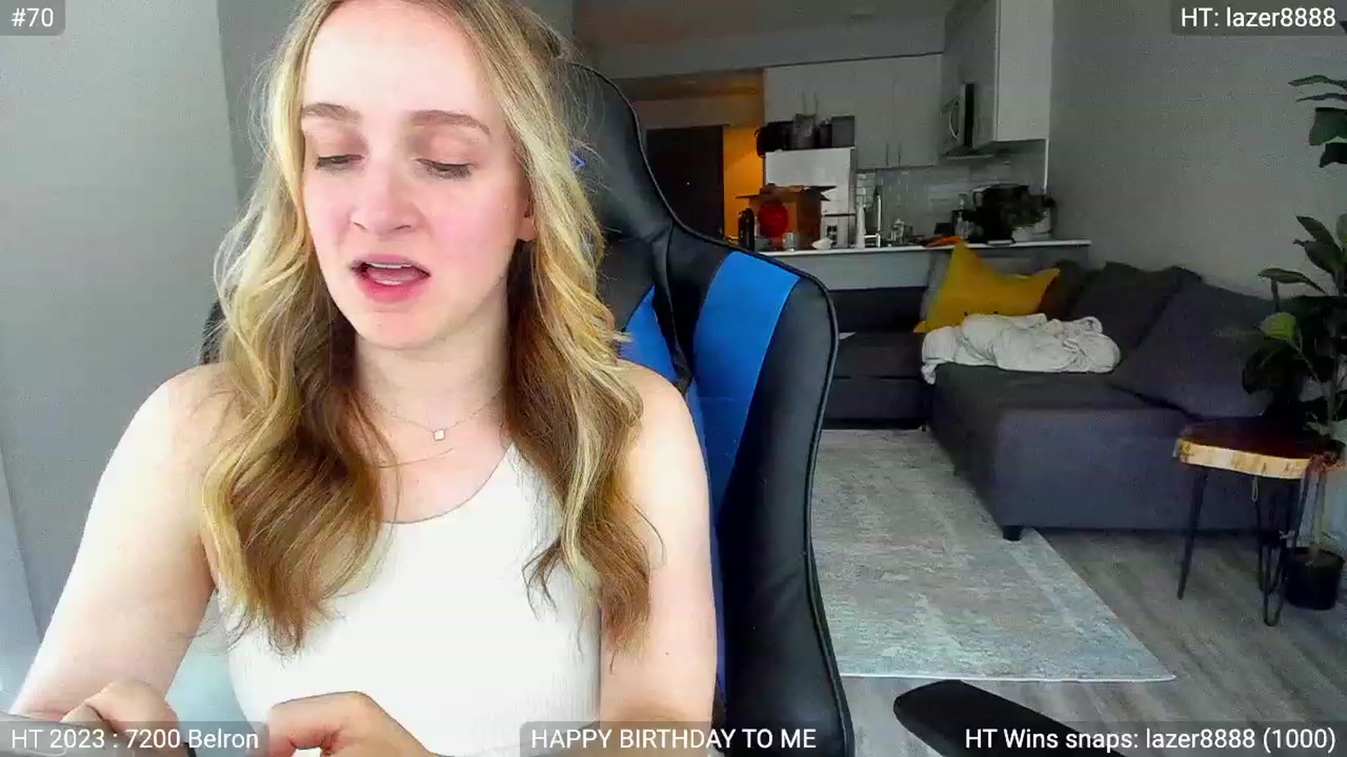 Gallery image thumbnail from Birthday_Nat's myfreecams stream on, 07/20/2023, 24:34 image 8 of 20
