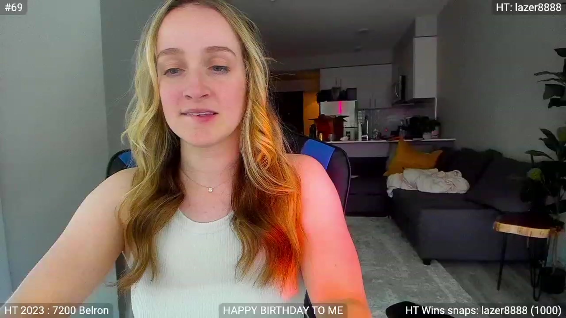 Gallery image thumbnail from Birthday_Nat's myfreecams stream on, 07/20/2023, 24:34 image 15 of 20