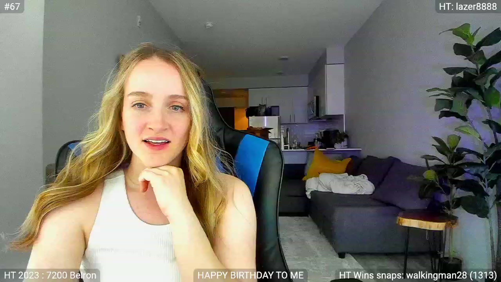 Gallery image thumbnail from Birthday_Nat's myfreecams stream on, 07/20/2023, 01:40 image 1 of 20
