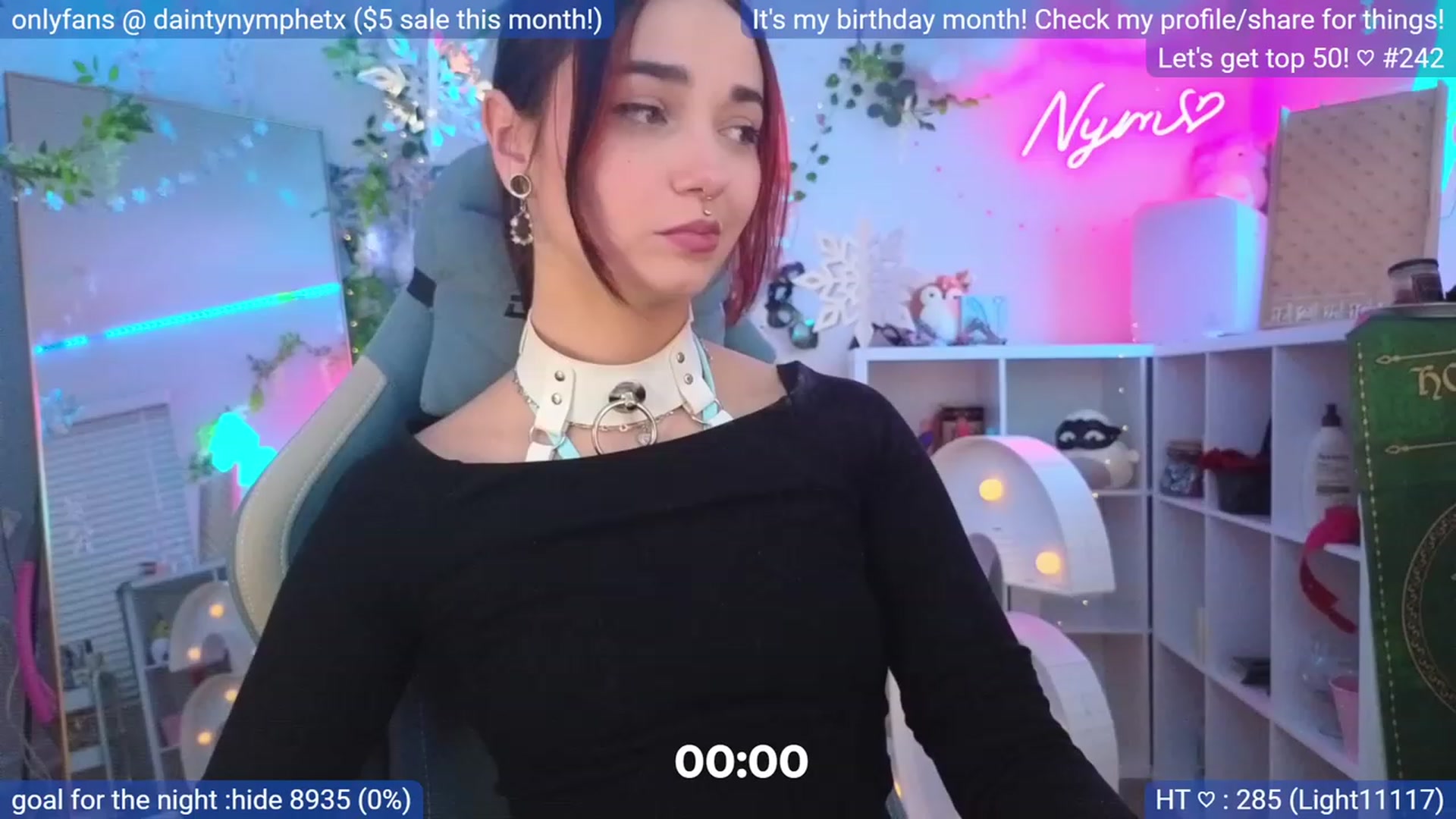 Gallery image thumbnail from BirthmonthNym's myfreecams stream on, 12/22/2023, 05:35 image 10 of 20