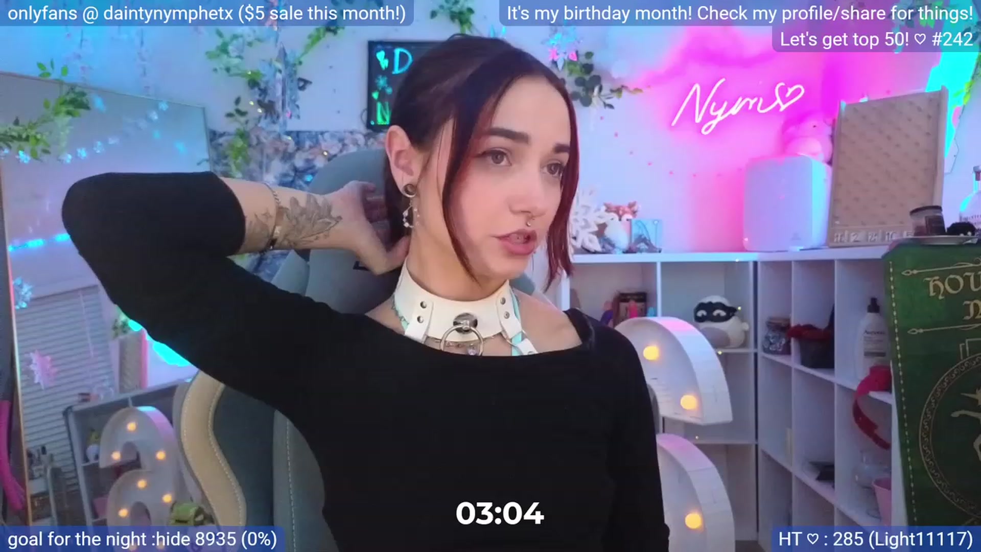 Gallery image thumbnail from BirthmonthNym's myfreecams stream on, 12/22/2023, 05:35 image 3 of 20