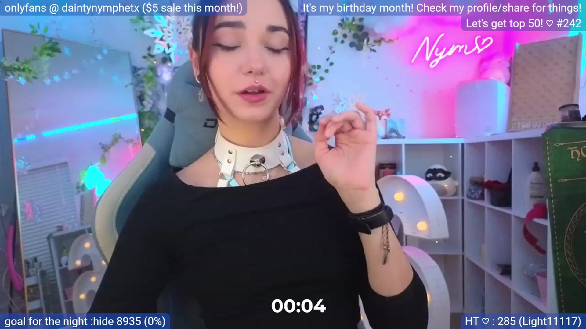 Gallery image thumbnail from BirthmonthNym's myfreecams stream on, 12/22/2023, 05:35 image 9 of 20
