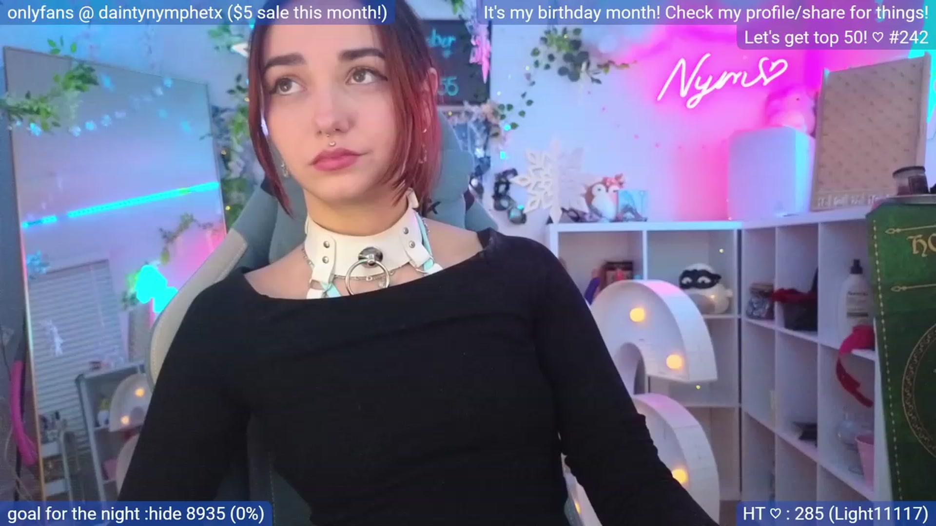 Gallery image thumbnail from BirthmonthNym's myfreecams stream on, 12/22/2023, 05:35 image 11 of 20