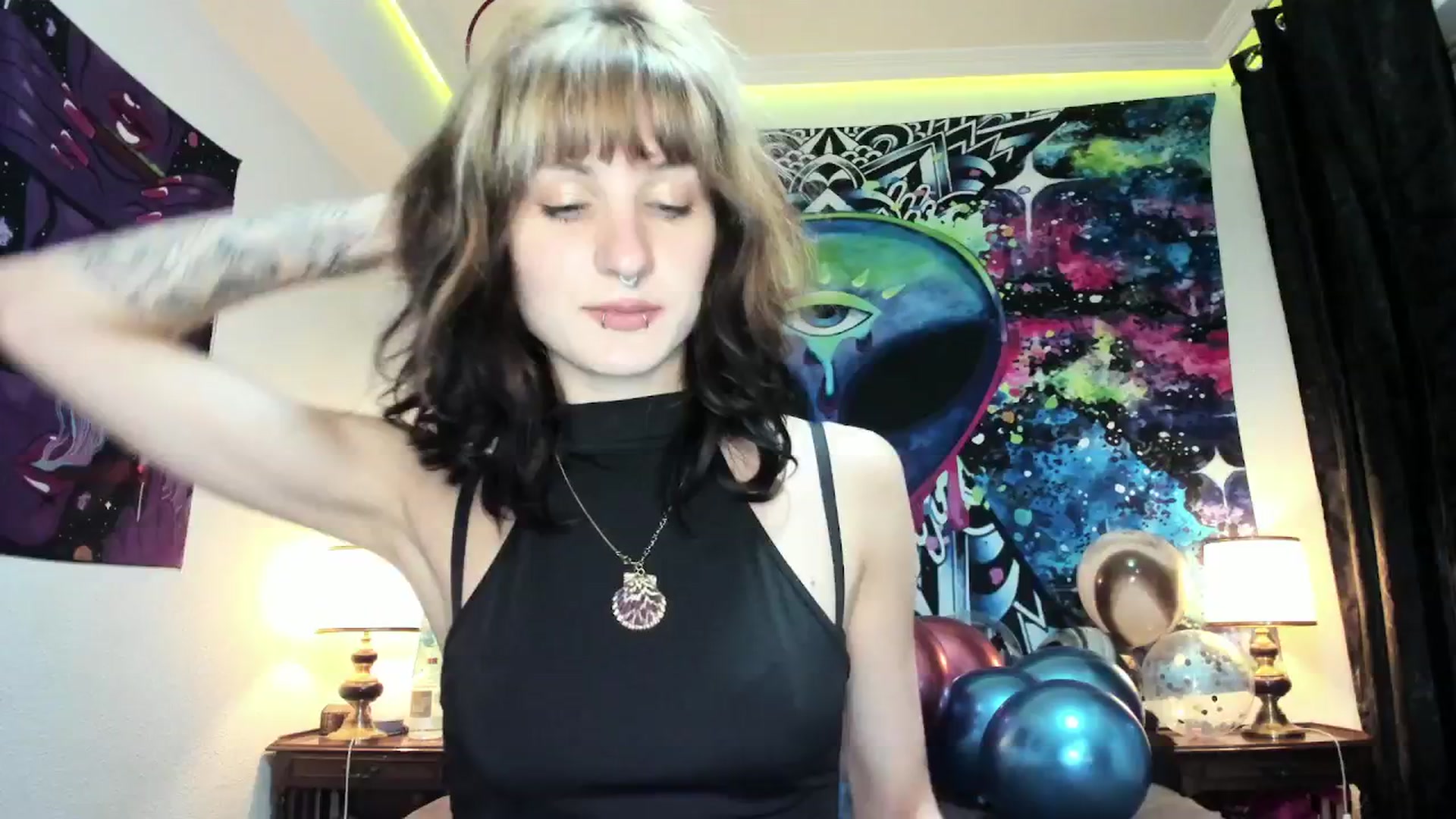 Gallery image thumbnail from Black_Aranya's myfreecams stream on, 09/30/2025, 18:17 image 1 of 20
