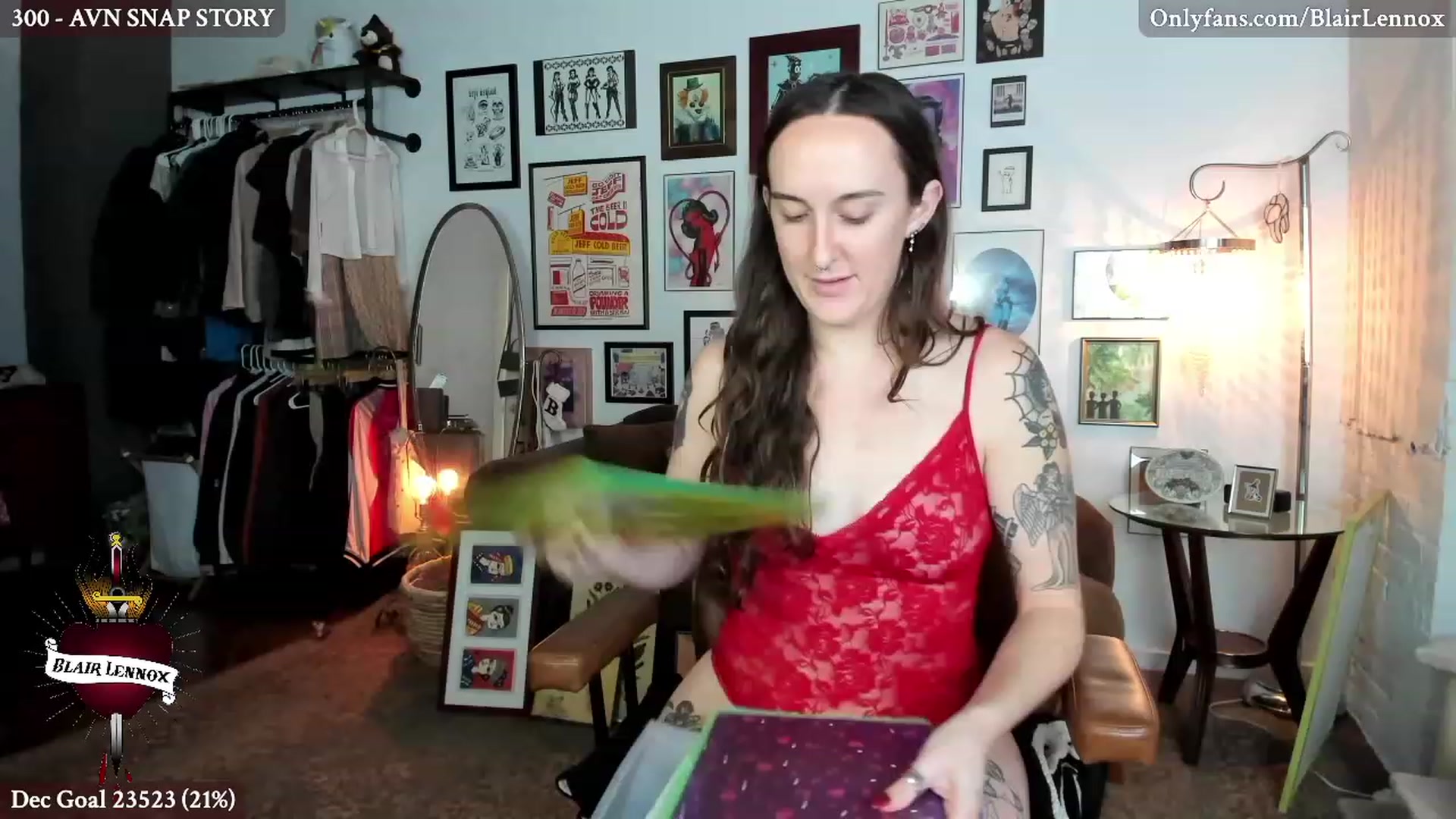 Gallery image thumbnail from BlairLennox's myfreecams stream on, 12/12/2022, 01:38 image 5 of 20
