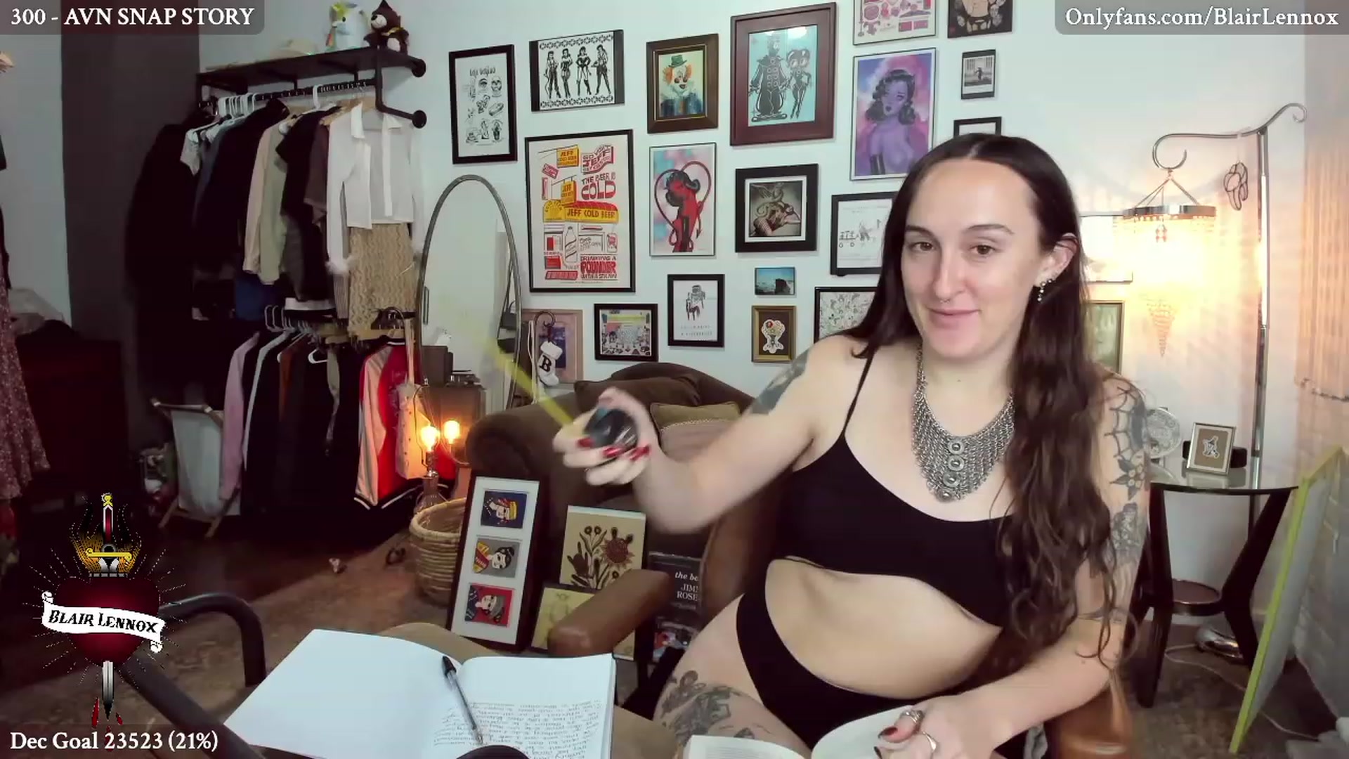 Gallery image thumbnail from BlairLennox's myfreecams stream on, 12/13/2022, 03:39 image 10 of 20