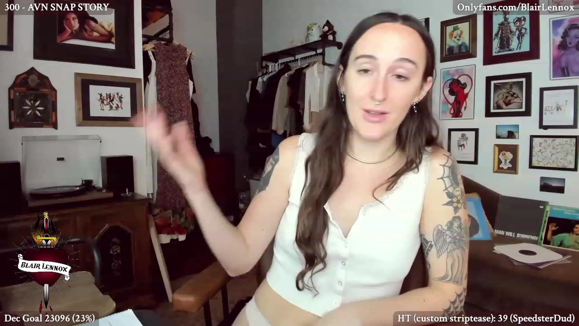 Gallery image thumbnail from BlairLennox's myfreecams stream on, 12/15/2022, 03:21 image 20 of 20