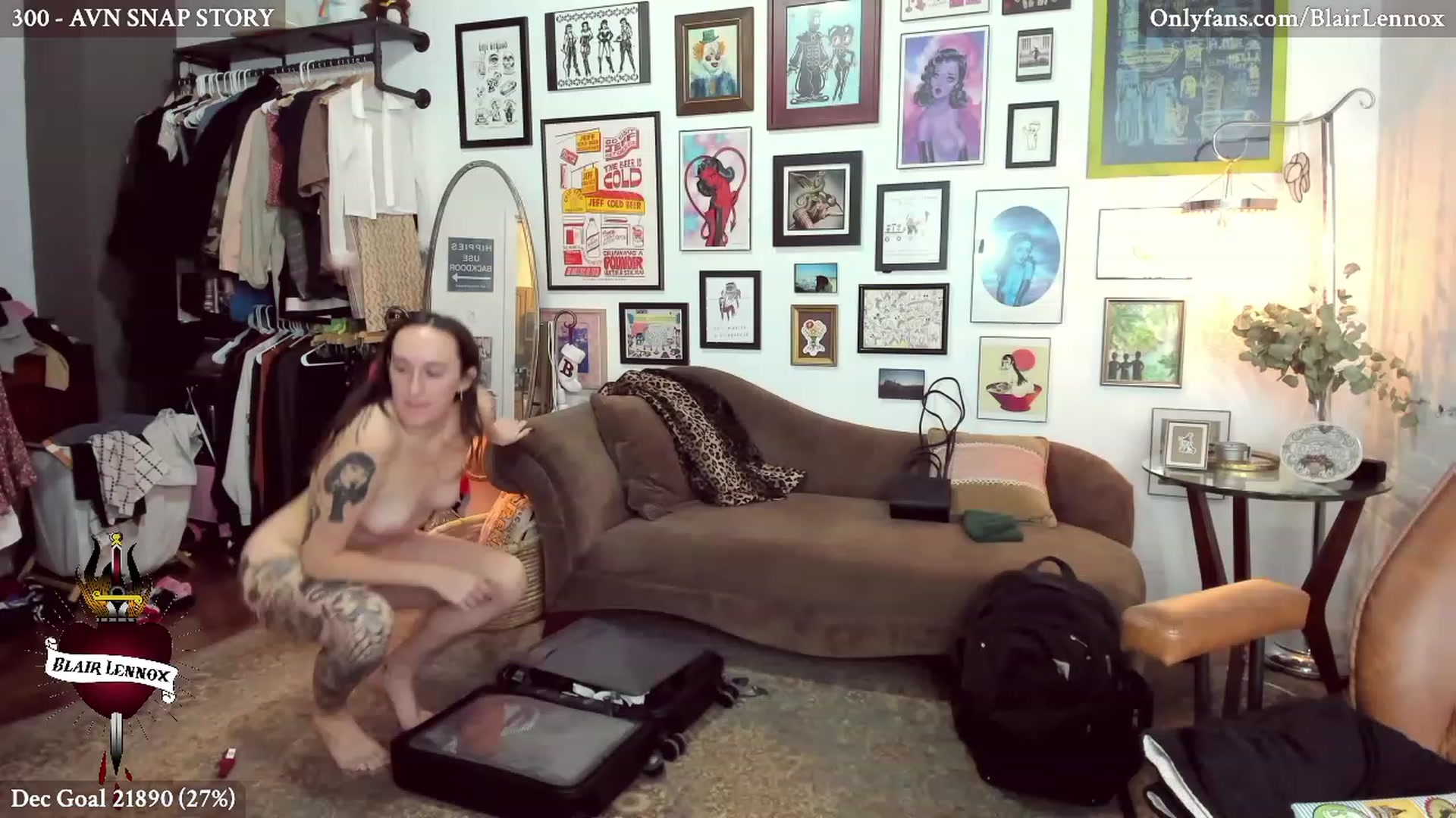 Gallery image thumbnail from BlairLennox's myfreecams stream on, 12/20/2022, 03:15 image 2 of 20
