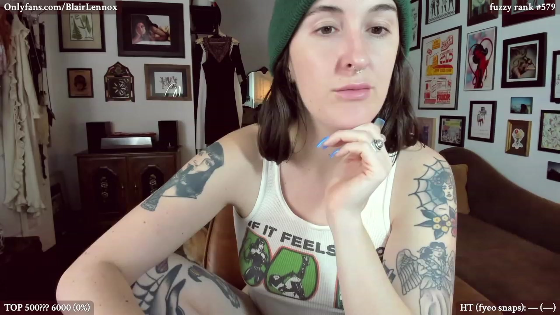 Gallery image thumbnail from BlairLennox's myfreecams stream on, 03/17/2023, 24:24 image 17 of 20