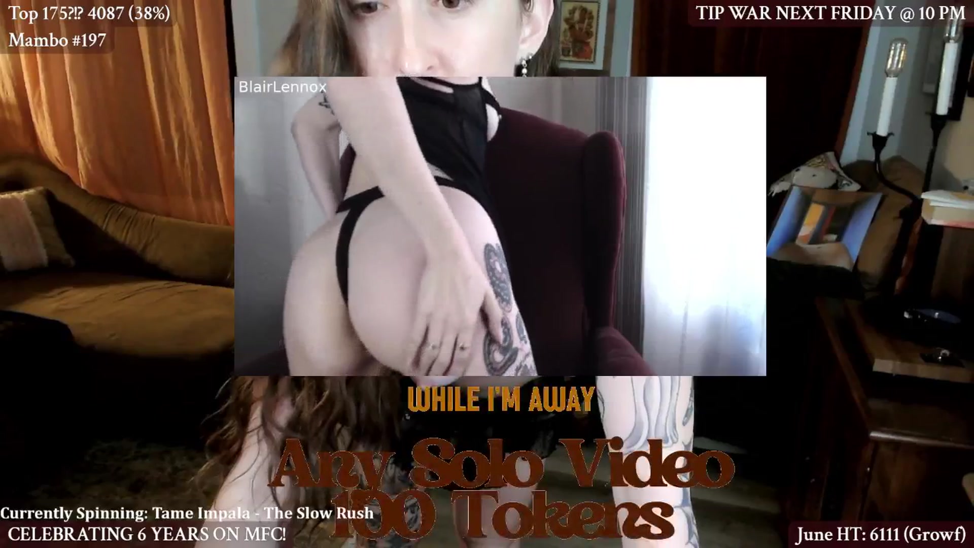 Gallery image thumbnail from BlairLennox's myfreecams stream on, 06/13/2024, 02:45 image 18 of 20