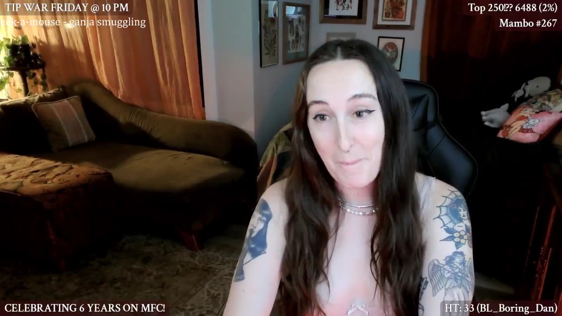 Gallery image thumbnail from BlairLennox's myfreecams stream on, 06/19/2024, 04:10 image 6 of 20