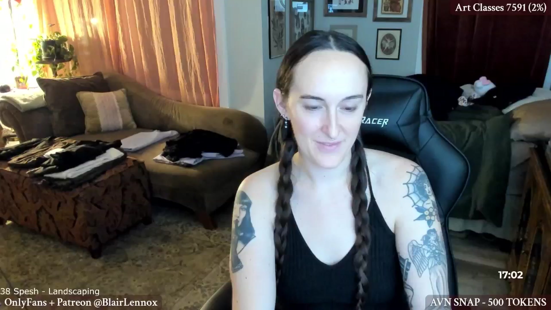 Gallery image thumbnail from BlairLennox's myfreecams stream on, 12/17/2024, 24:35 image 7 of 20