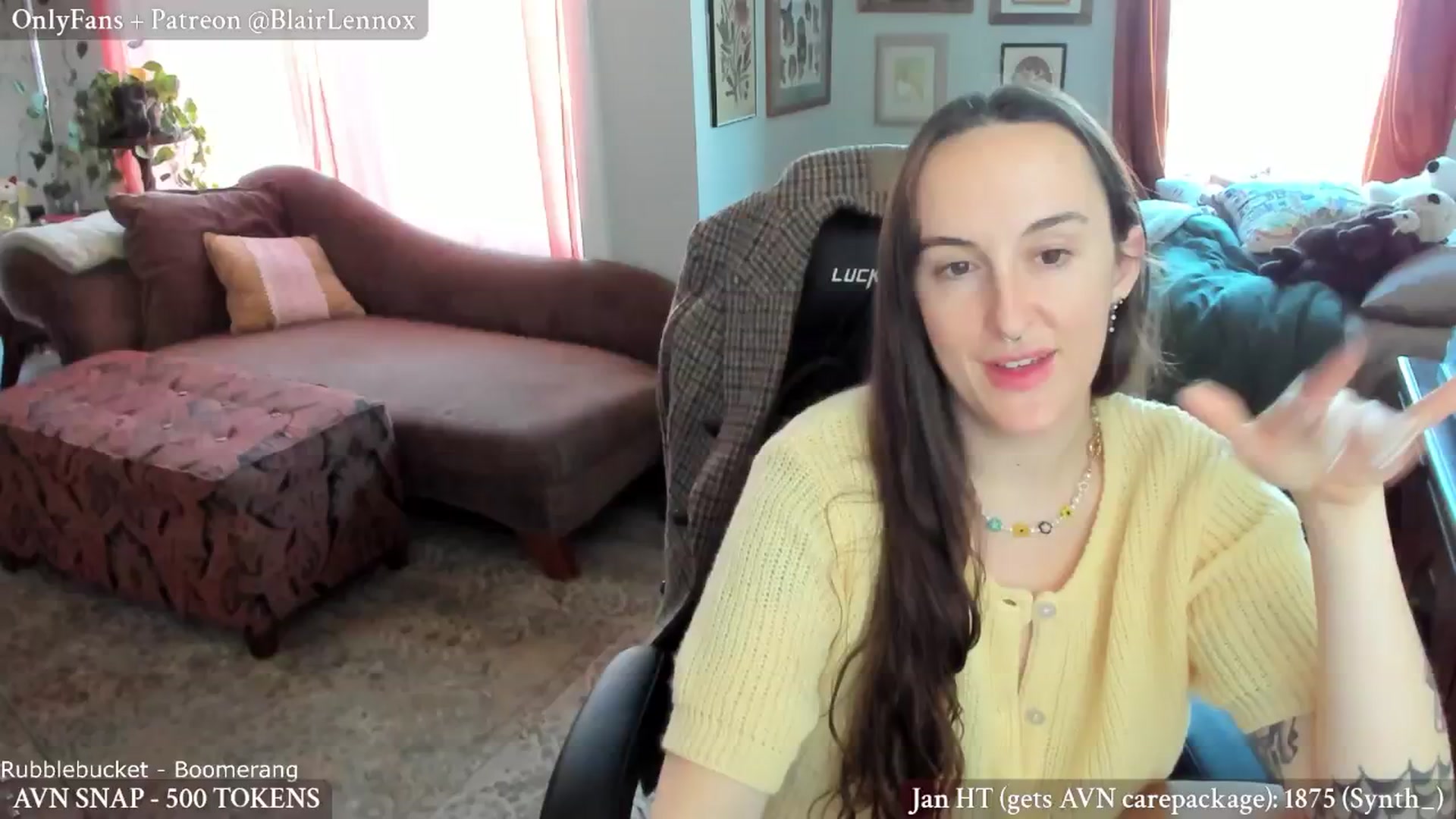 Gallery image thumbnail from BlairLennox's myfreecams stream on, 01/07/2025, 21:45 image 3 of 20