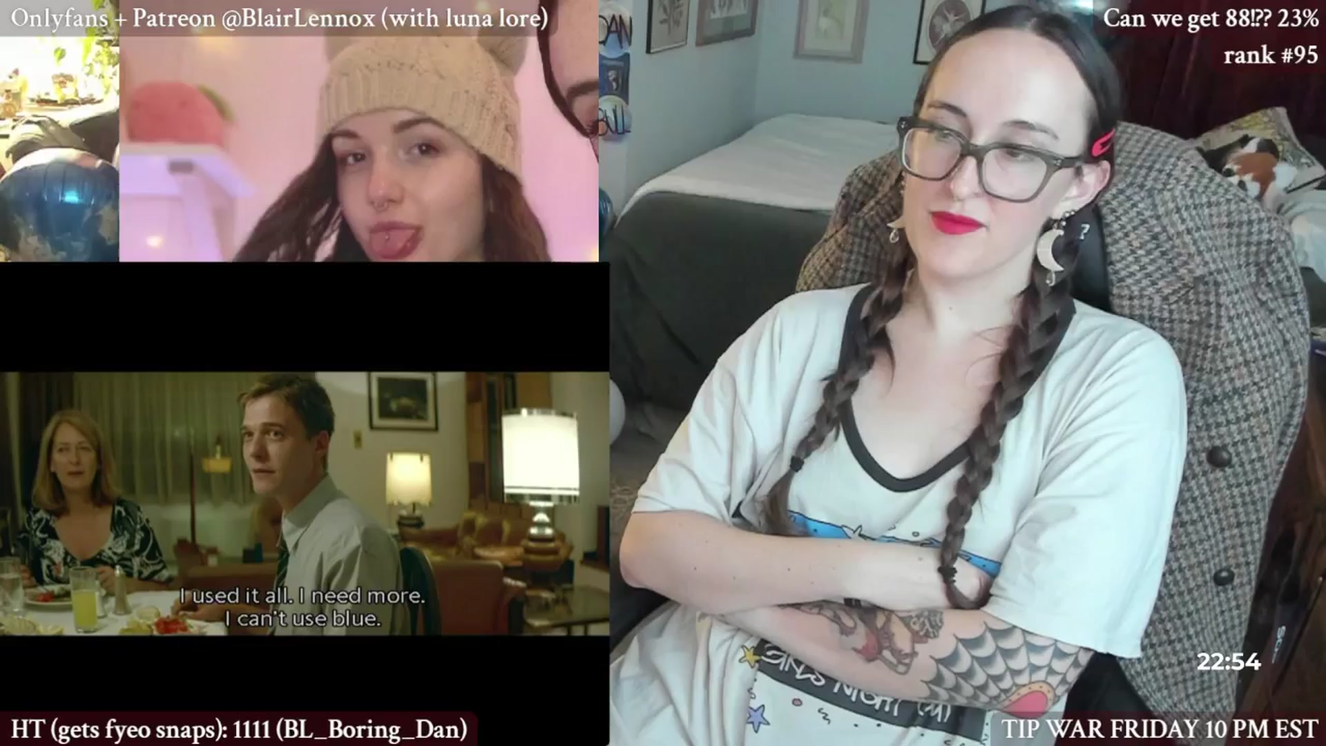Gallery image thumbnail from BlairLennox's myfreecams stream on, 06/19/2025, 02:45 image 15 of 20