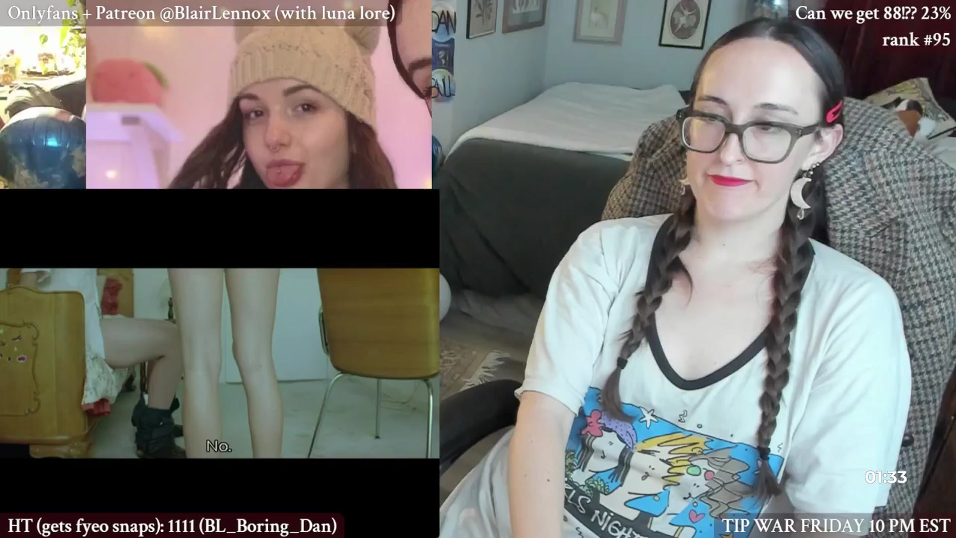 Gallery image thumbnail from BlairLennox's myfreecams stream on, 06/19/2025, 02:45 image 19 of 20