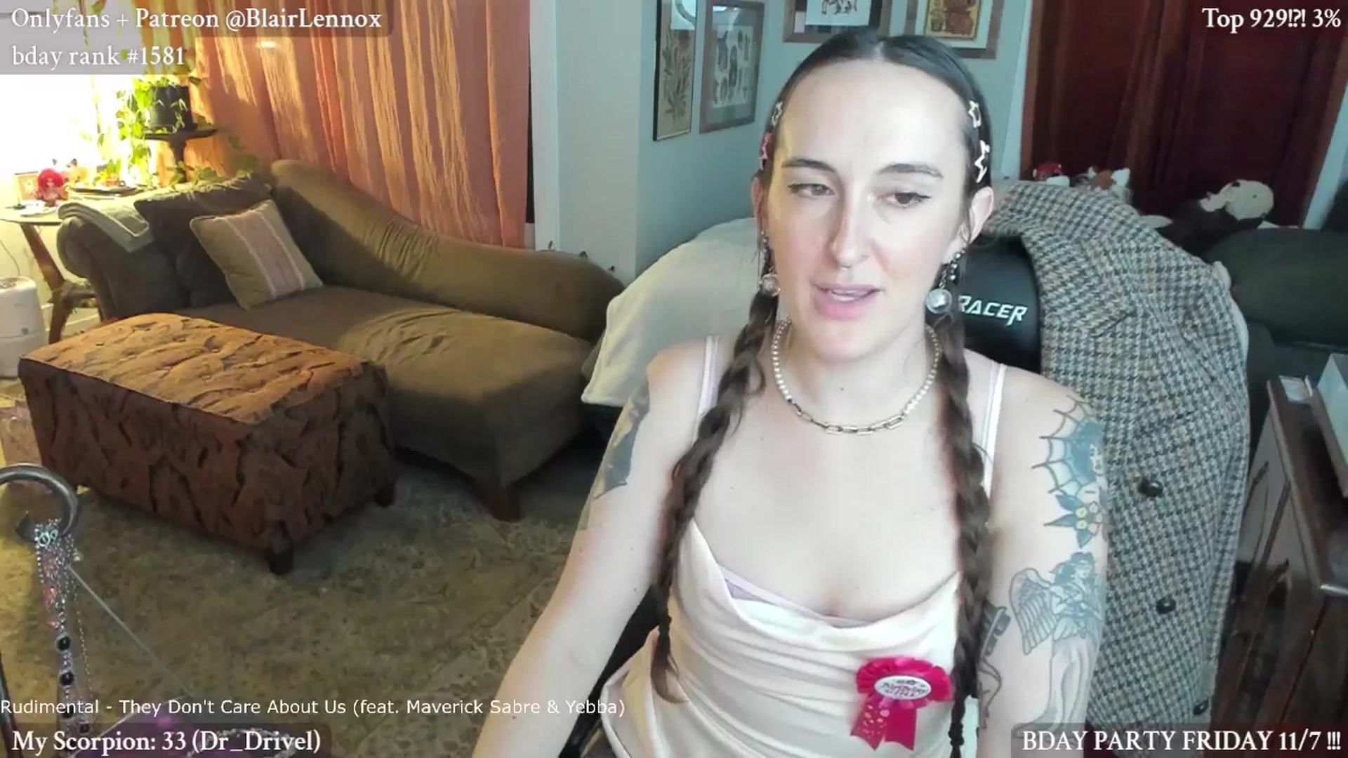 Gallery image thumbnail from BlairLennox's myfreecams stream on, 11/04/2025, 03:02 image 18 of 20