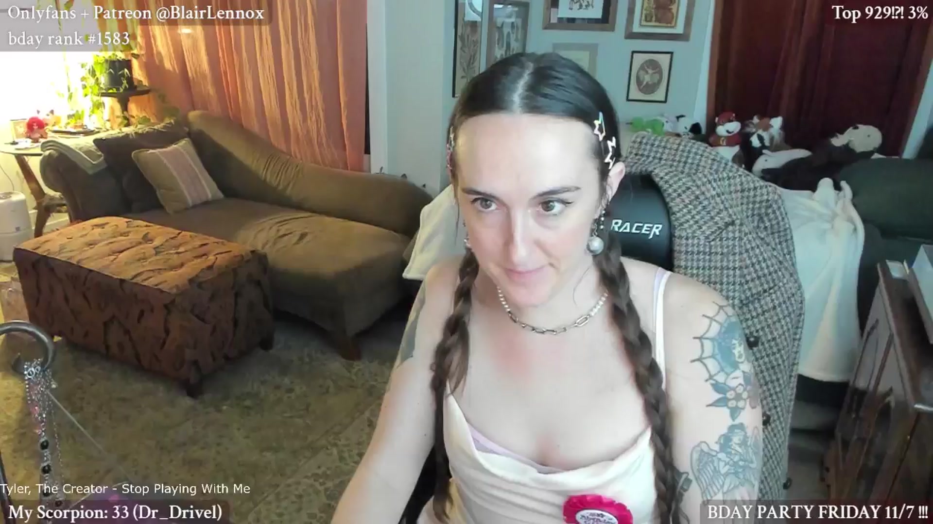 Gallery image thumbnail from BlairLennox's myfreecams stream on, 11/04/2025, 03:02 image 7 of 20