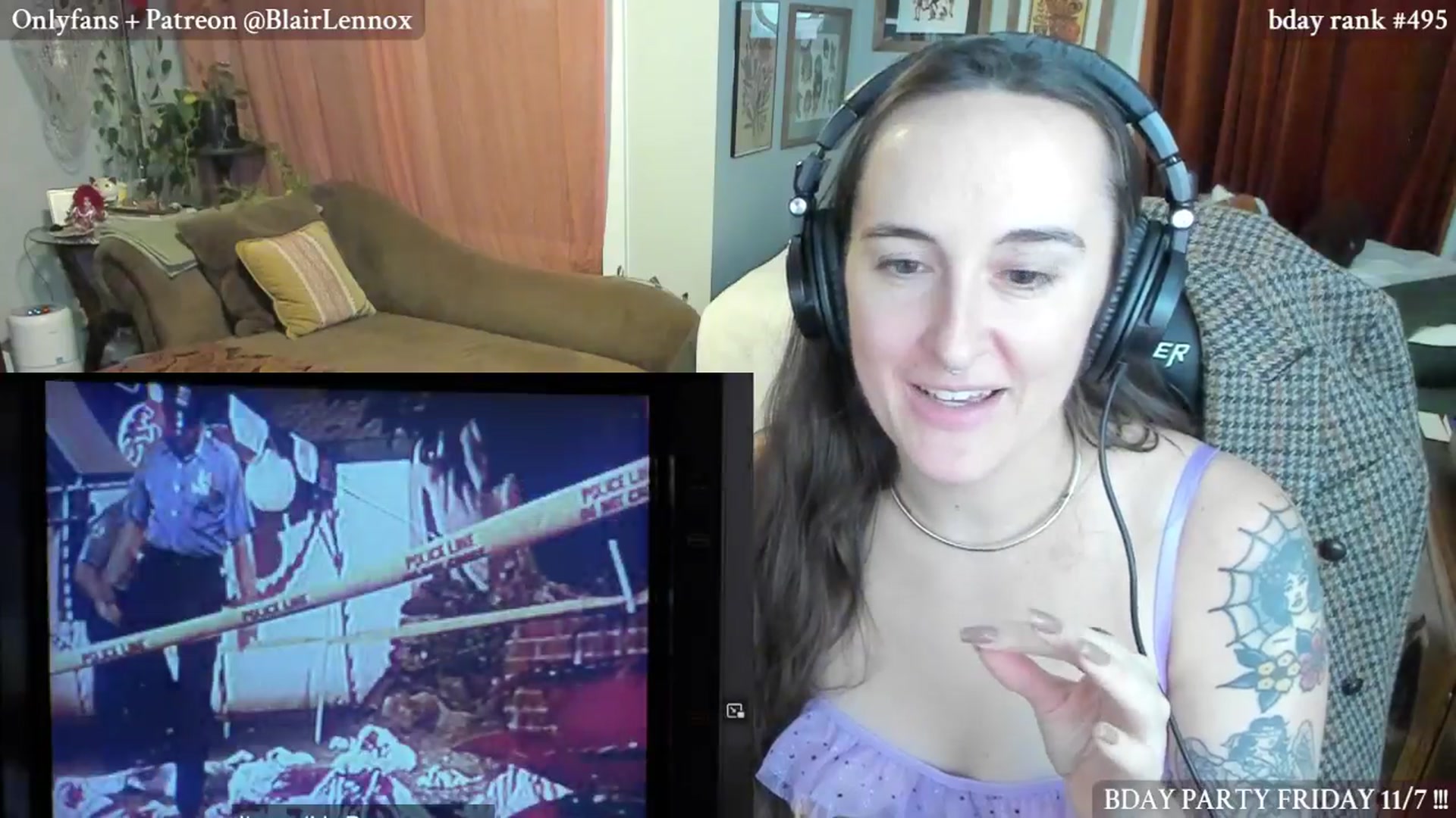 Gallery image thumbnail from BlairLennox's myfreecams stream on, 11/06/2025, 03:43 image 6 of 20
