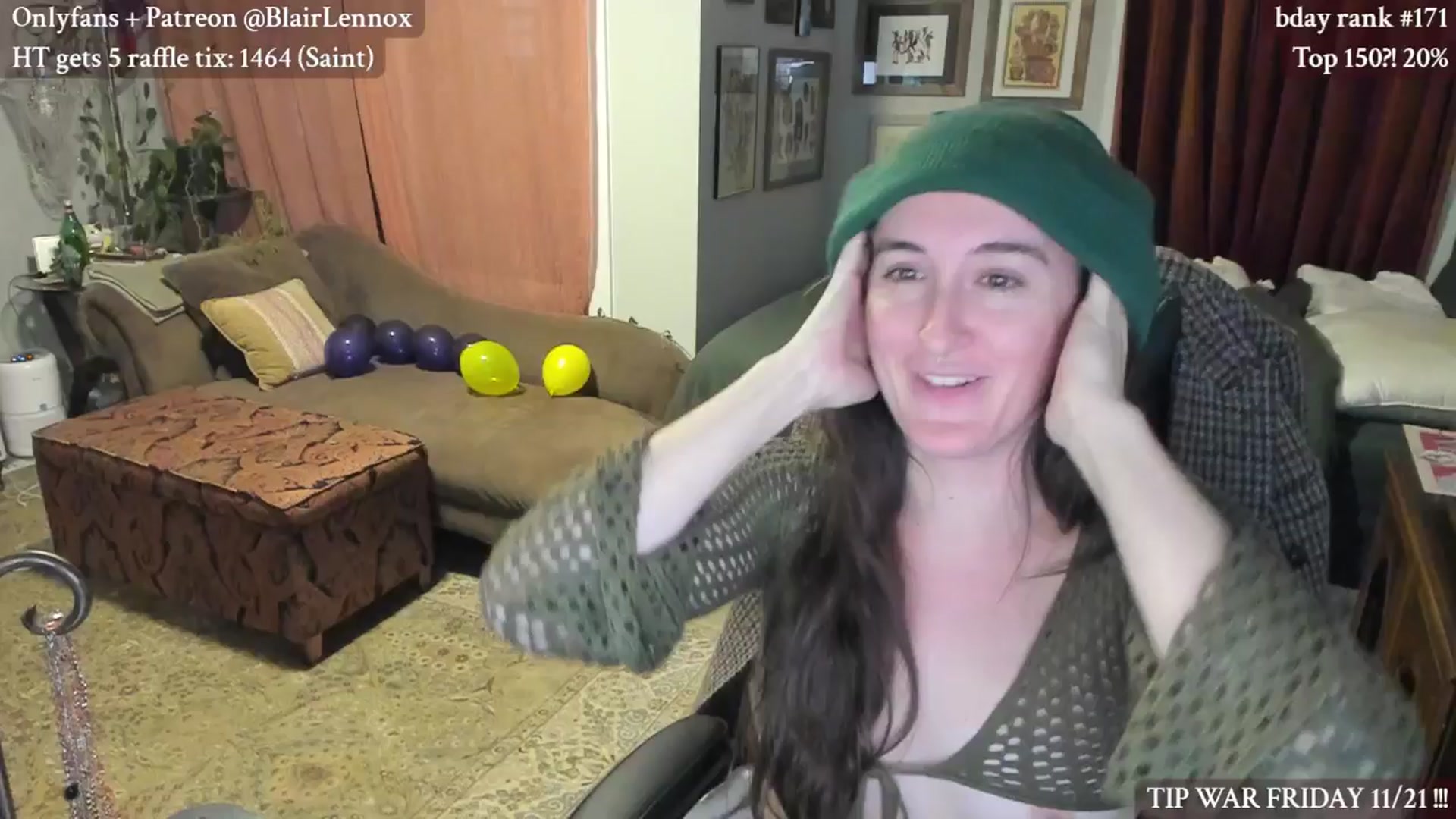 Gallery image thumbnail from BlairLennox's myfreecams stream on, 11/13/2025, 03:41 image 6 of 20
