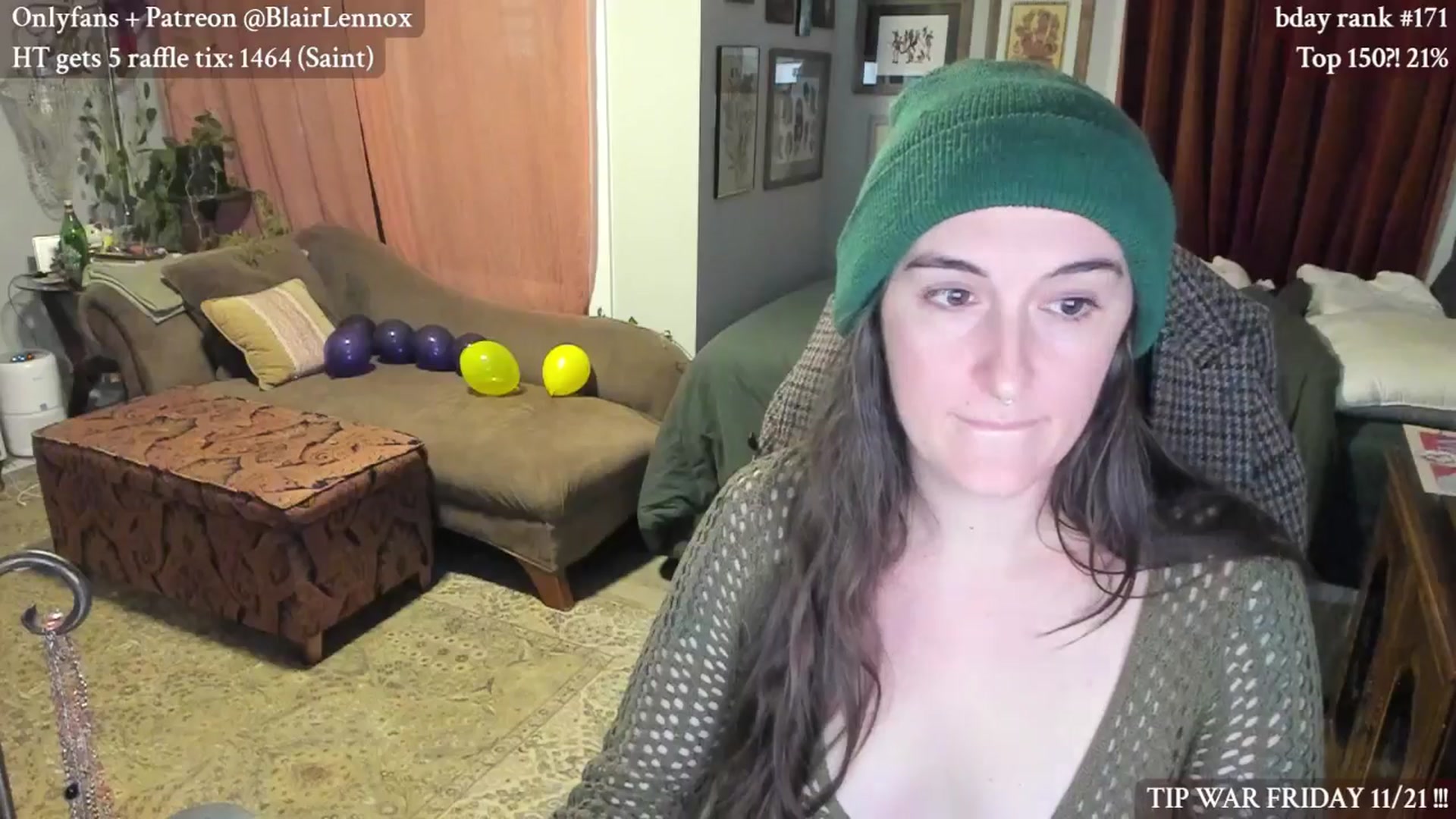 Gallery image thumbnail from BlairLennox's myfreecams stream on, 11/13/2025, 03:41 image 12 of 20