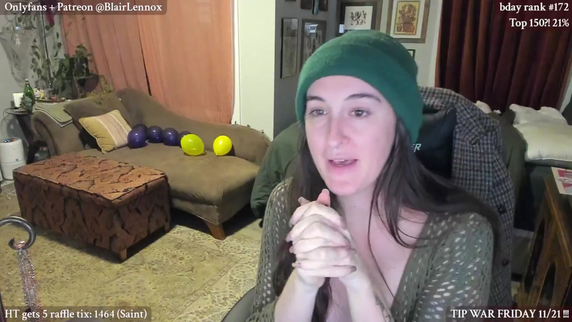 Gallery image thumbnail from BlairLennox's myfreecams stream on, 11/13/2025, 03:41 image 20 of 20