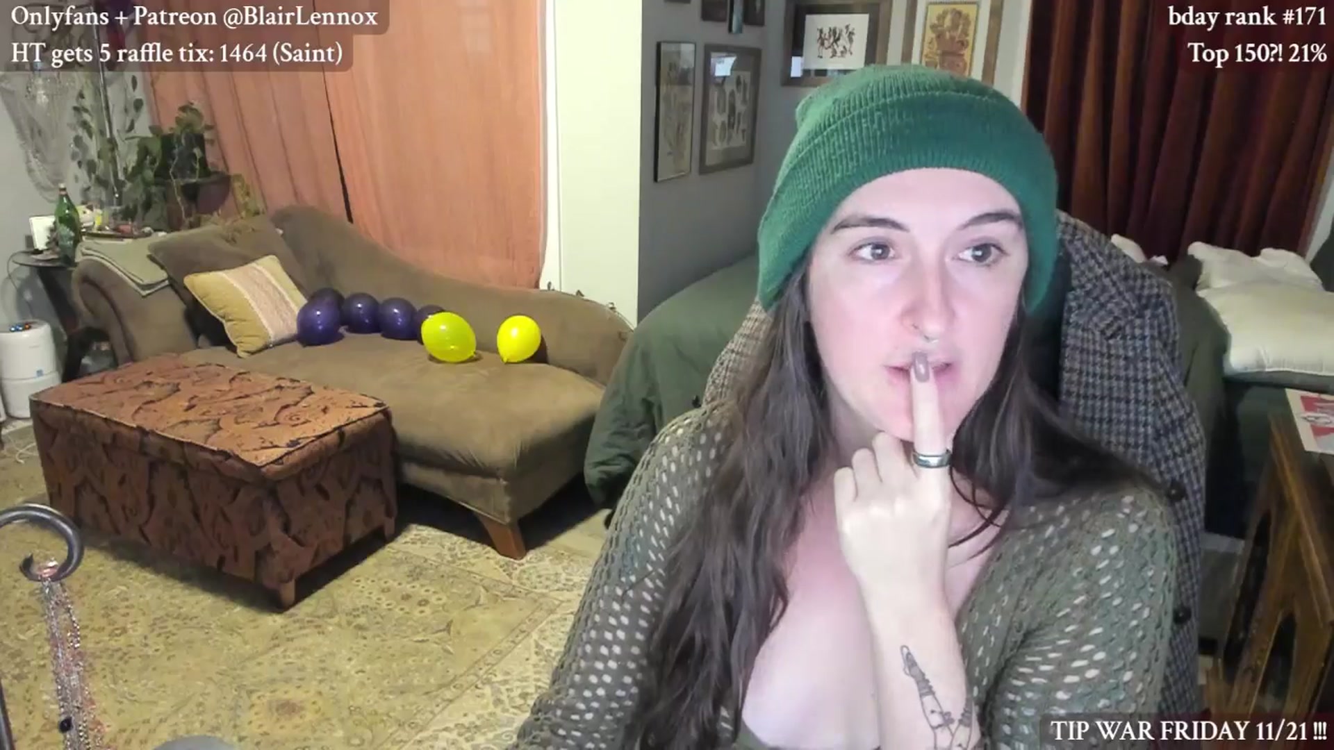 Gallery image thumbnail from BlairLennox's myfreecams stream on, 11/13/2025, 03:41 image 9 of 20