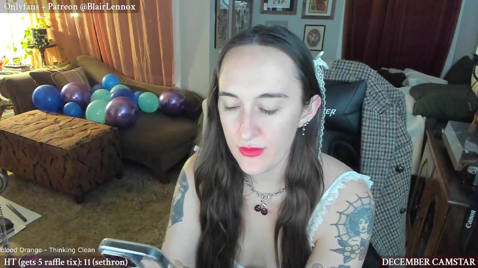 Gallery image thumbnail from BlairLennox's myfreecams stream on, 12/02/2025, 03:56 image 8 of 20