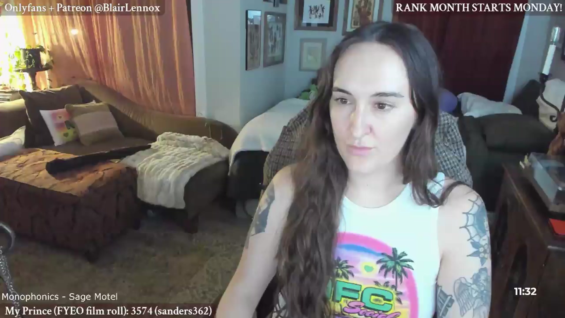 Gallery image thumbnail from BlairLennox's myfreecams stream on, 05/26/2026, 03:32 image 3 of 20