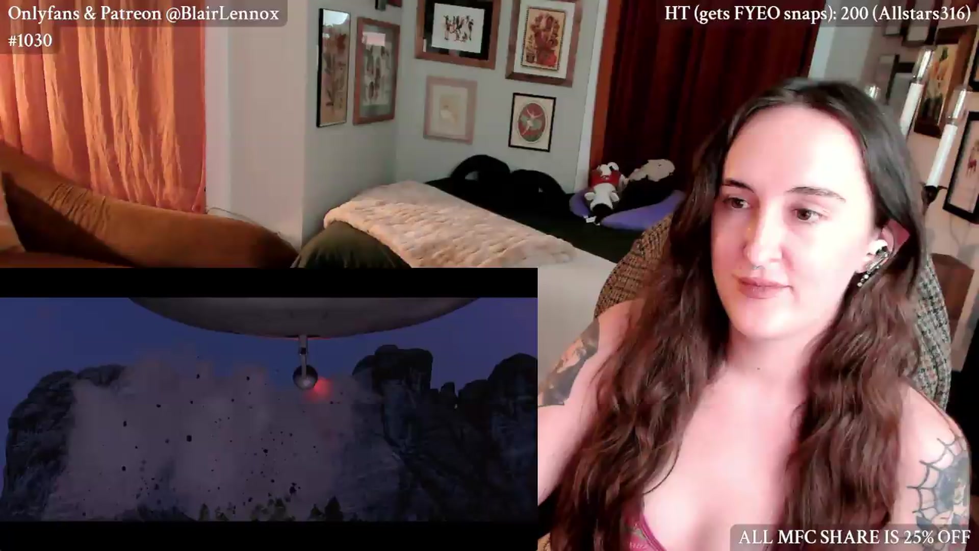 Gallery image thumbnail from BlairLennox's myfreecams stream on, 08/06/2026, 03:05 image 17 of 20