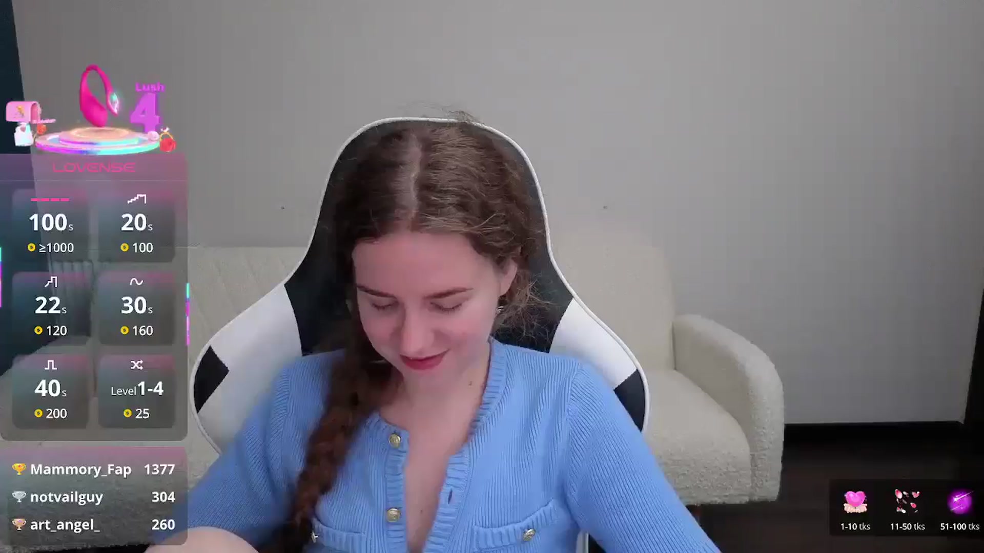 Gallery image thumbnail from BlueFlowerr's myfreecams stream on, 07/23/2025, 19:13 image 19 of 20