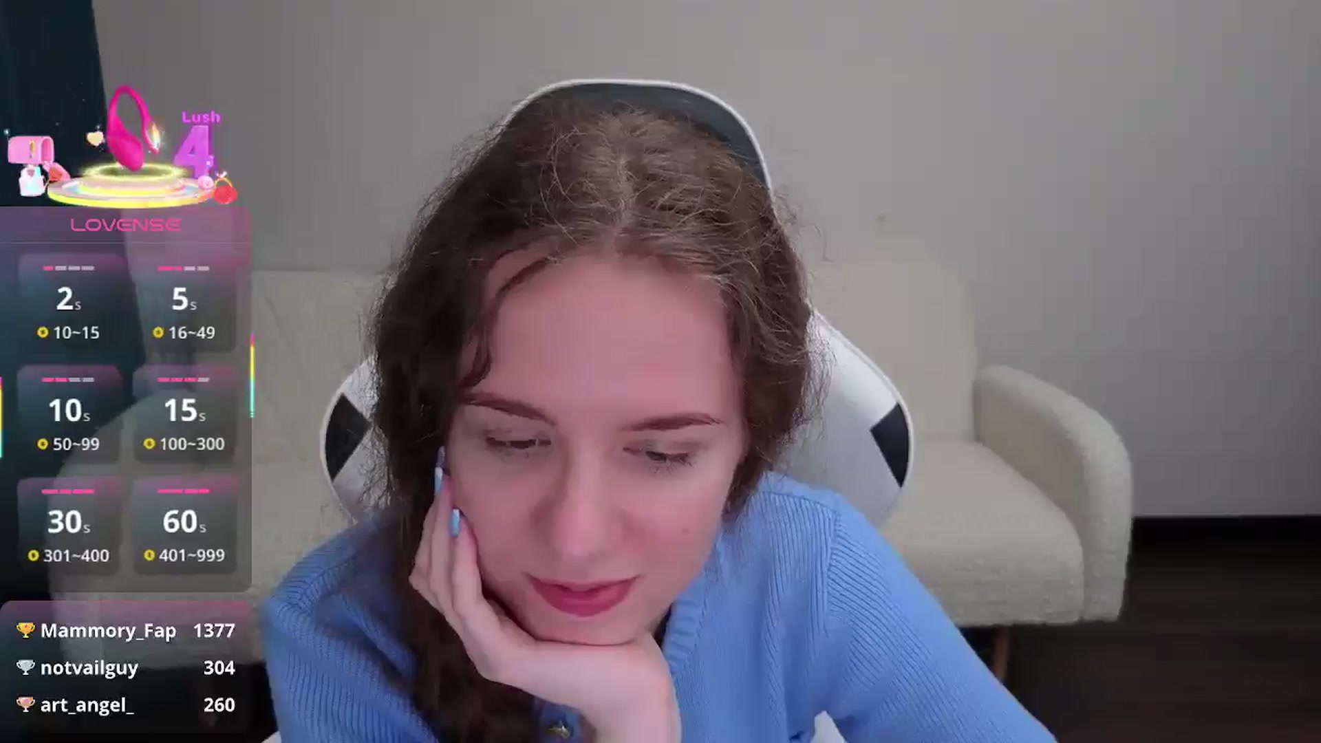 Gallery image thumbnail from BlueFlowerr's myfreecams stream on, 07/23/2025, 21:20 image 3 of 20