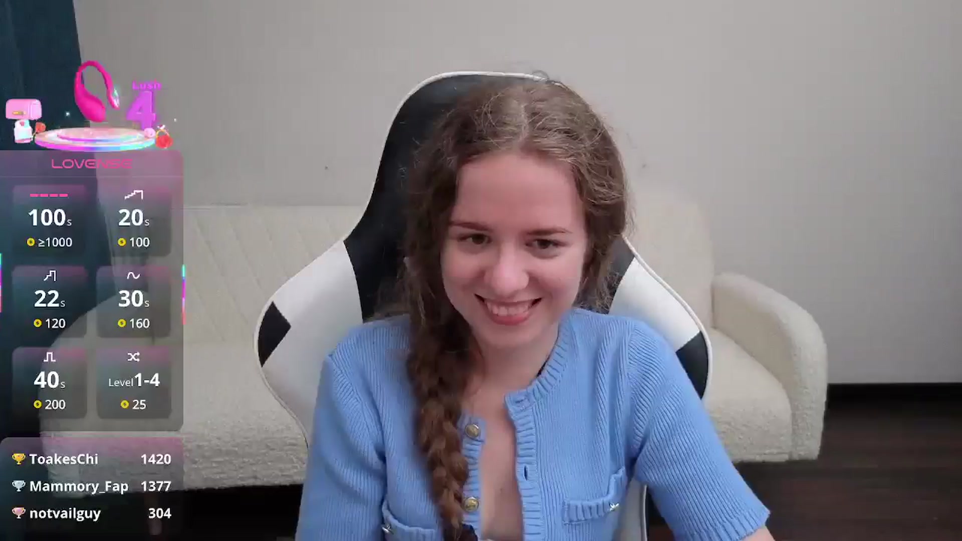 Gallery image thumbnail from BlueFlowerr's myfreecams stream on, 07/23/2025, 21:20 image 7 of 20