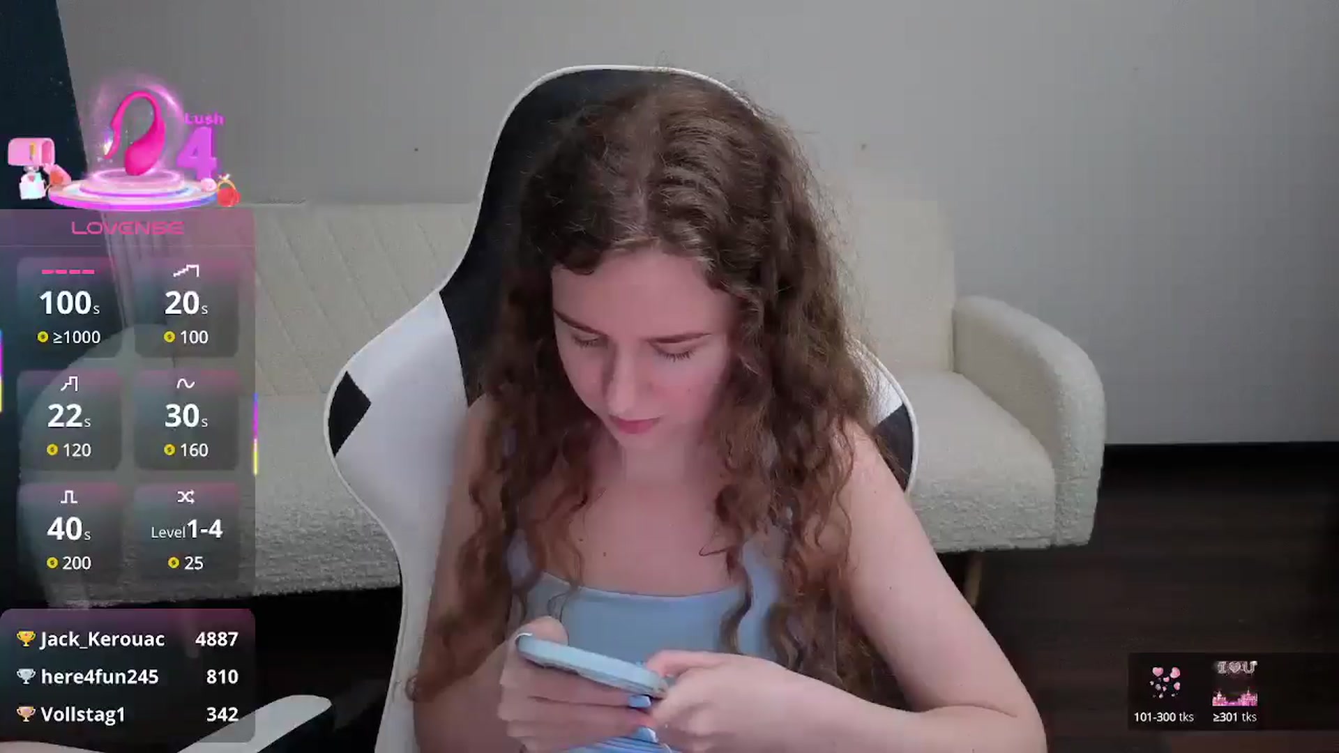 Gallery image thumbnail from BlueFlowerr's myfreecams stream on, 07/27/2025, 21:15 image 5 of 20